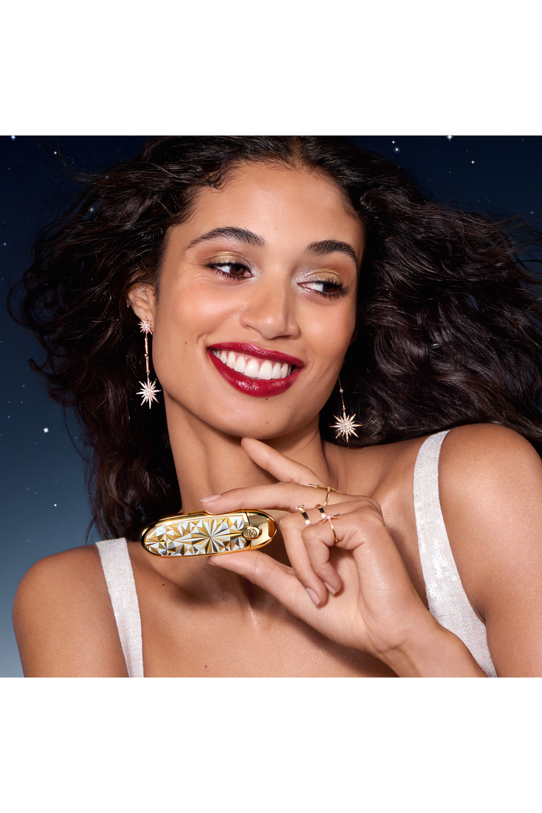 عبوة إعادة ملء أحمر شفاه روج جي لامع