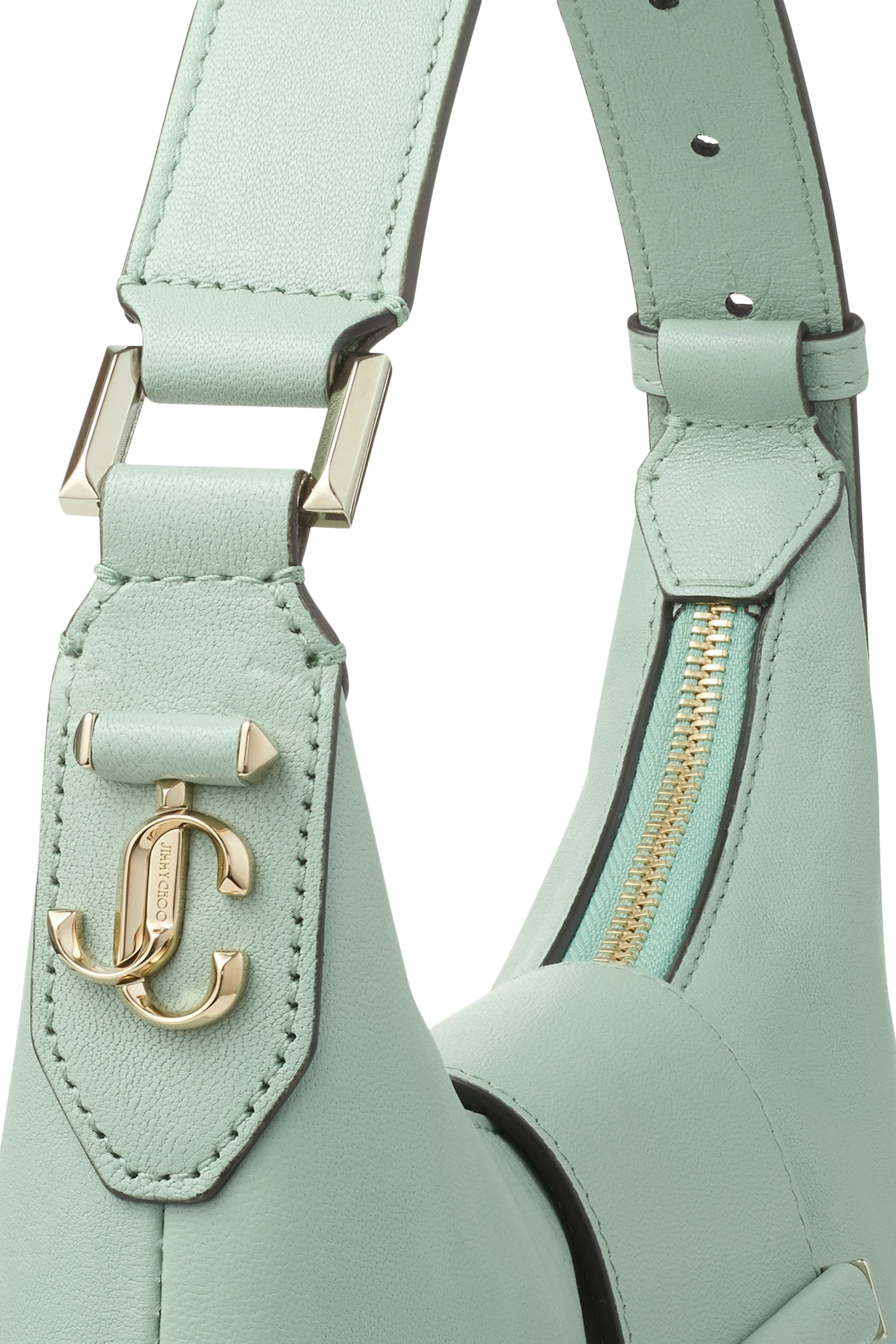 حقيبة كتف هوبو بحلية معدن