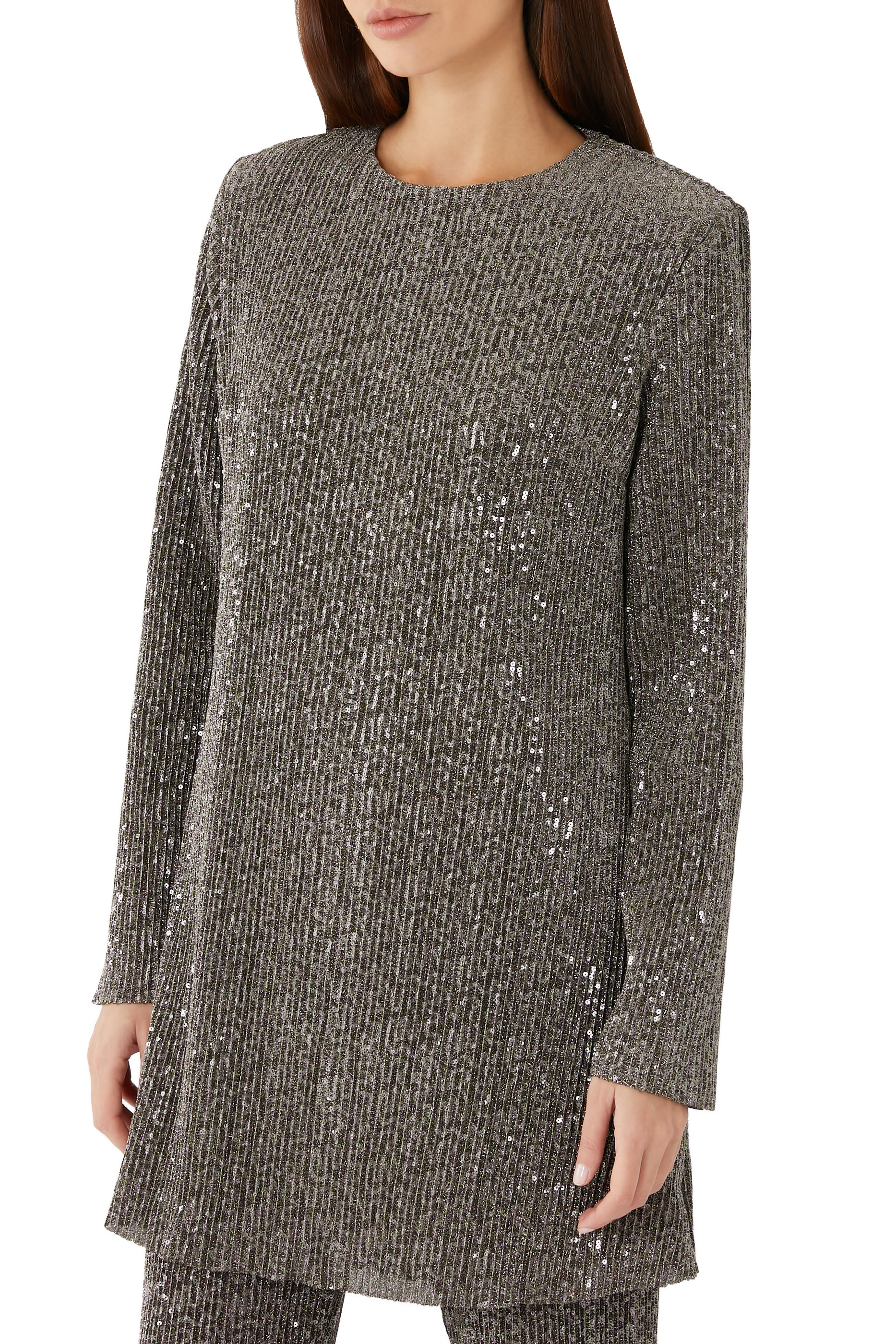 بلوزة أوديس مطرزة بالترتر