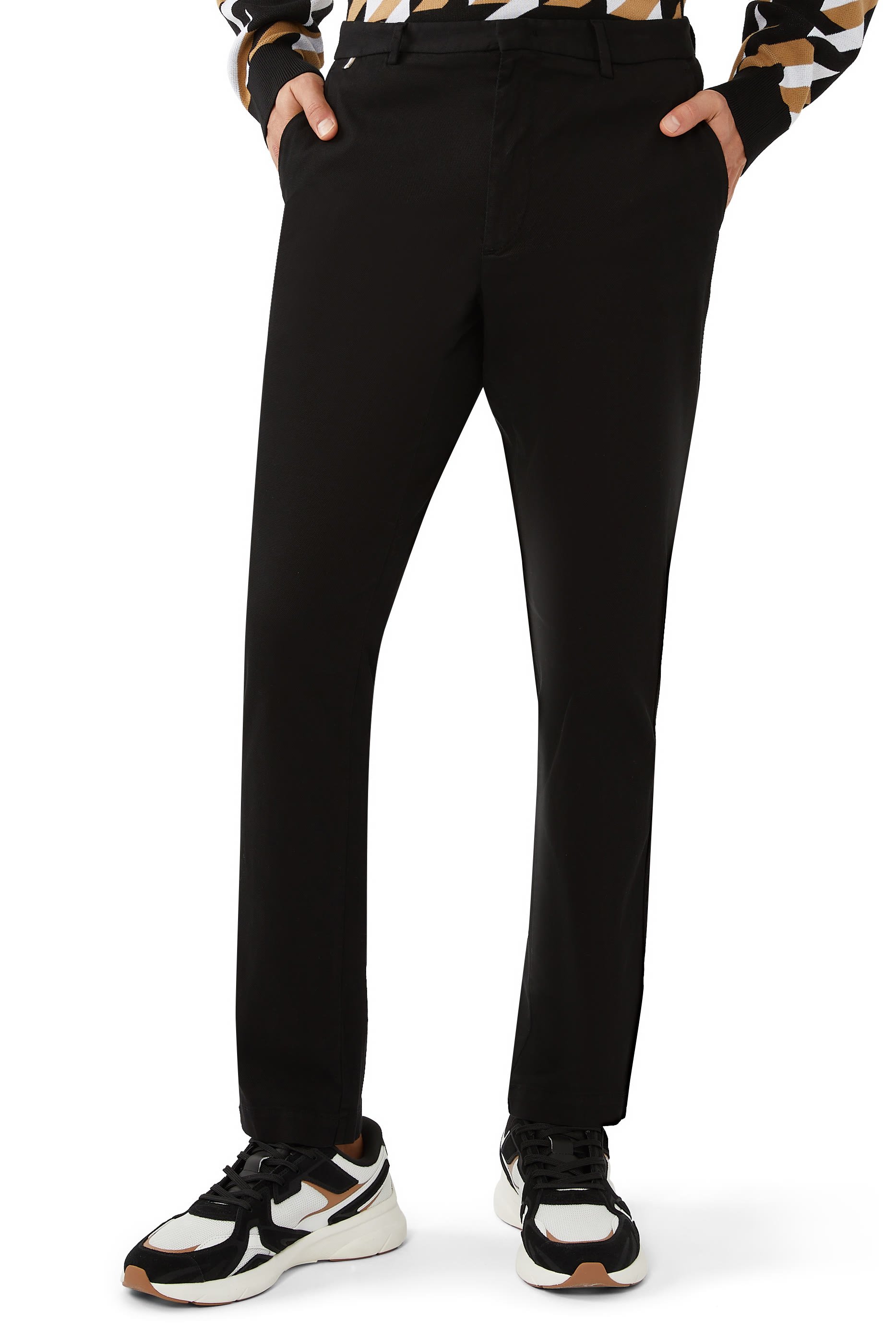 Slim-Fit Stretch Cotton Chinos