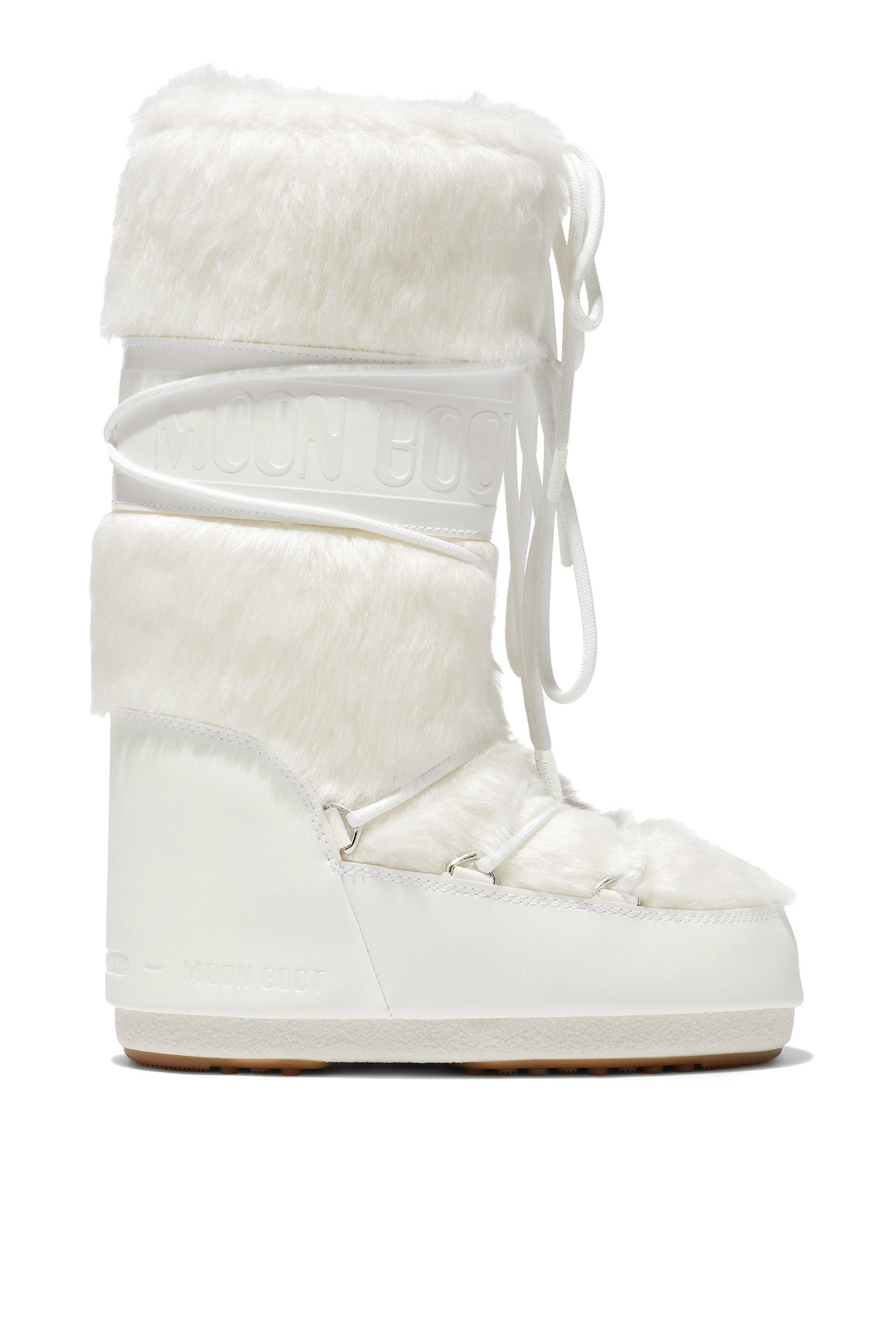 بوت ايكون بطول الركبة فرو صناعي