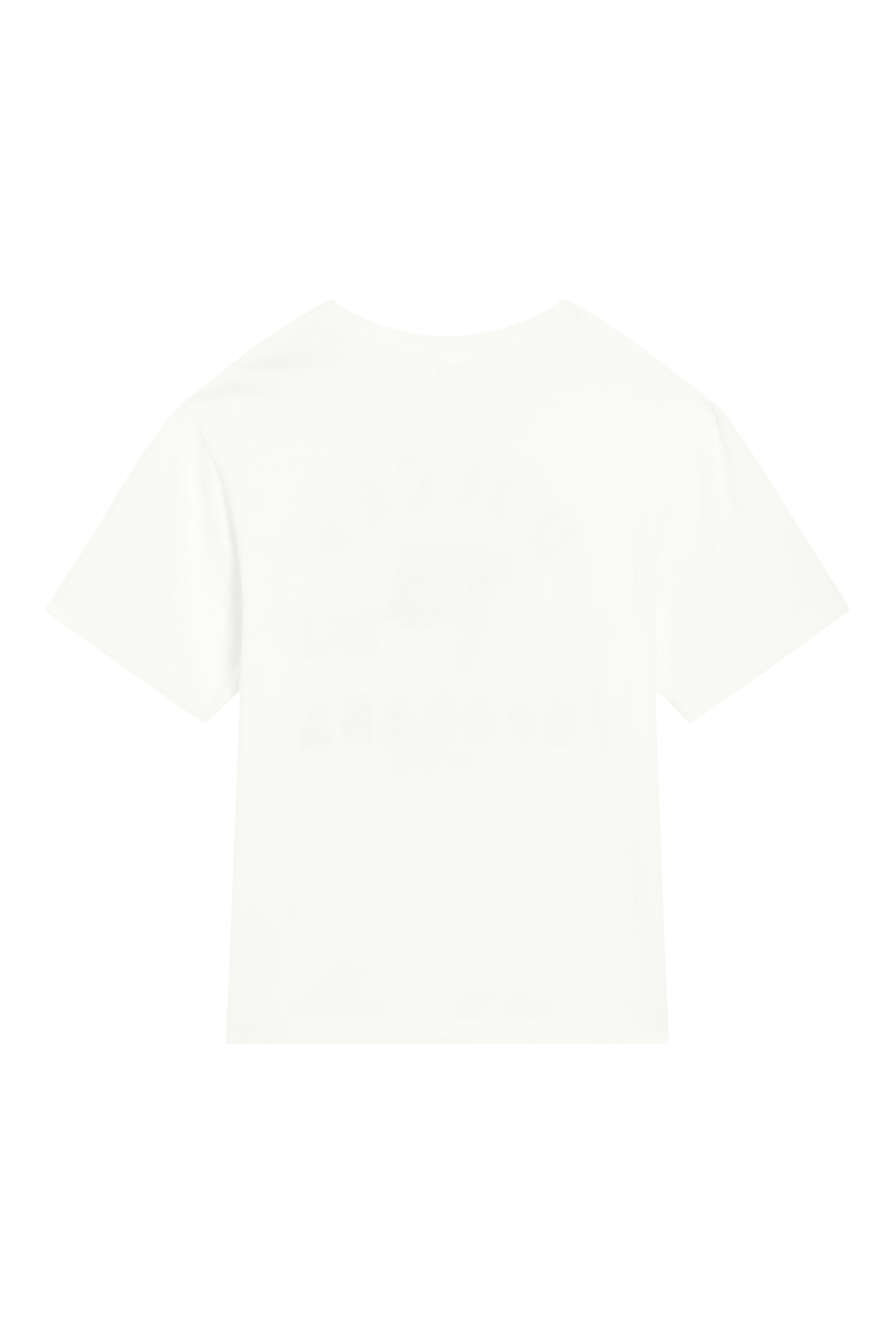 تيشيرت بطبعة شعار غرافيكية للأطفال