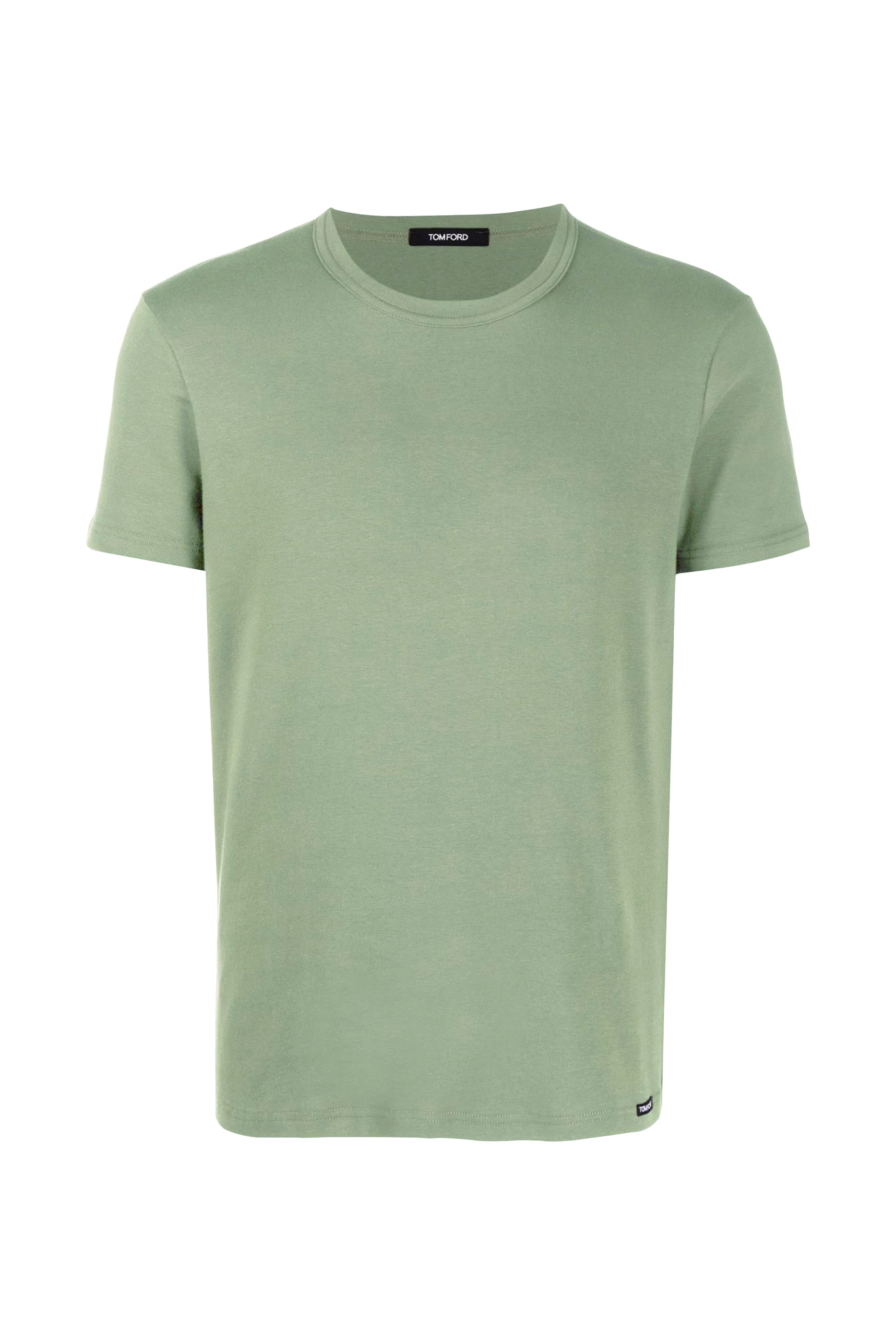 تيشيرت بياقة ضيقة قطن