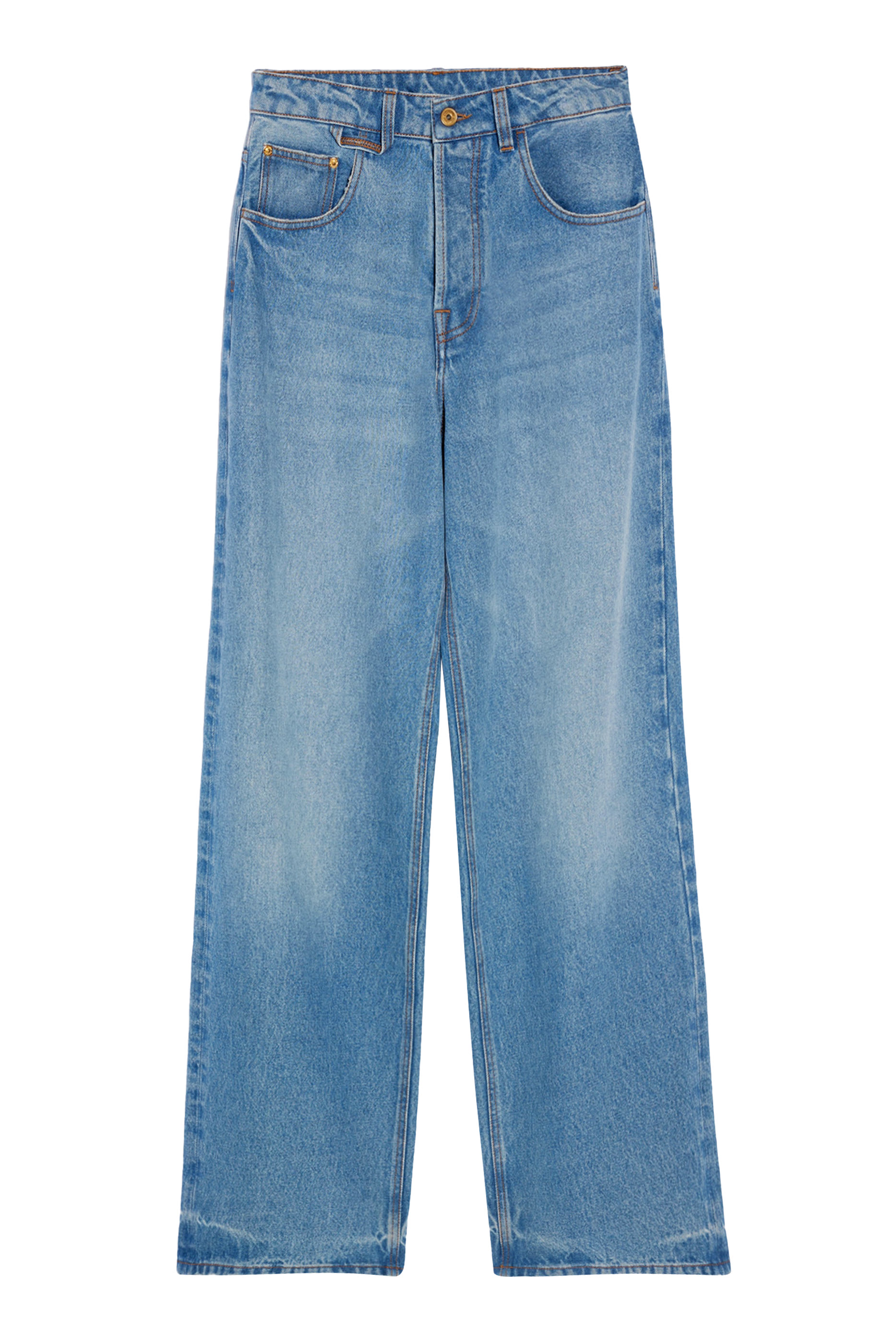 بنطال بقصة ساق واسعة