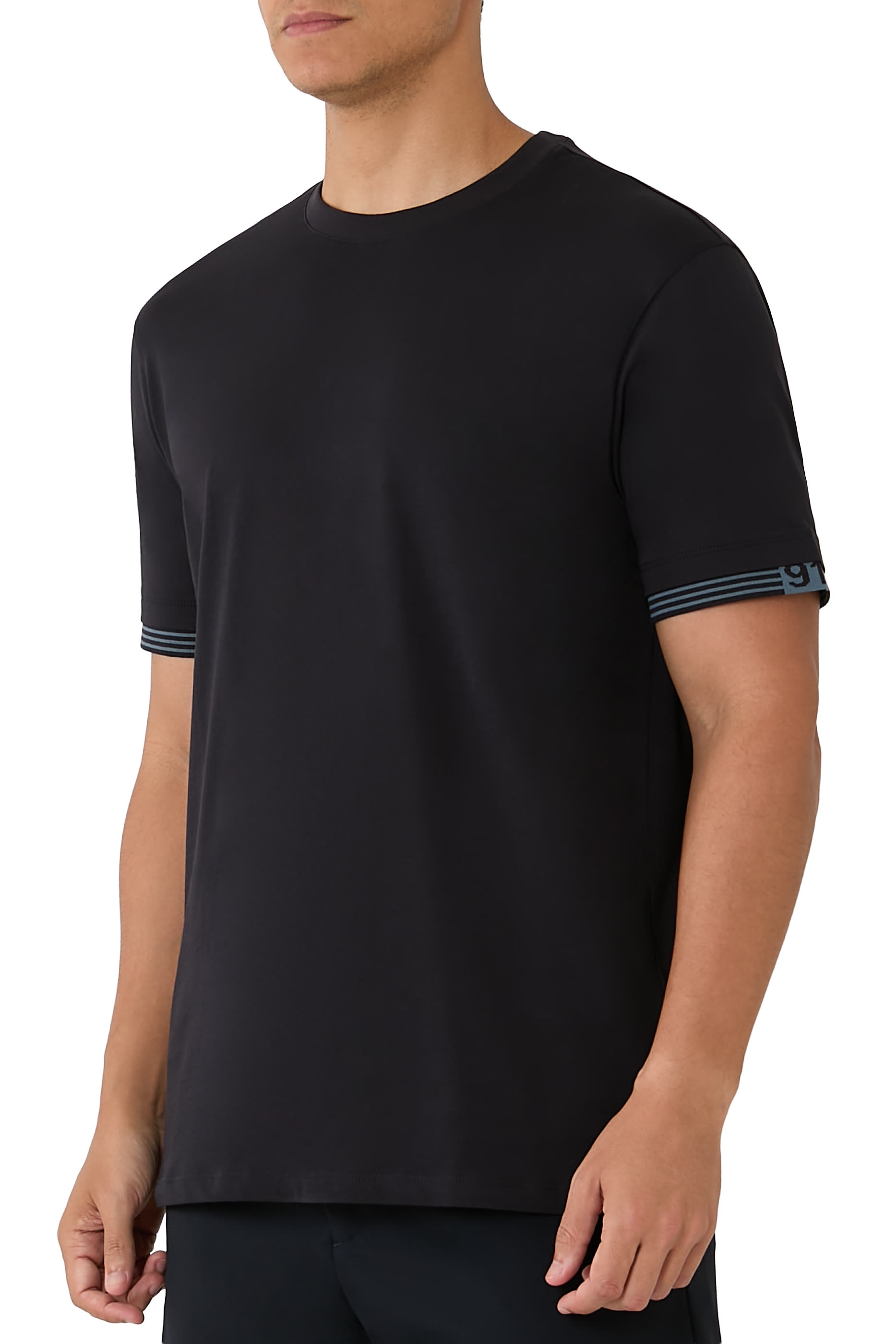 تيشيرت 91 بشعار الماركة قطن جيرسيه