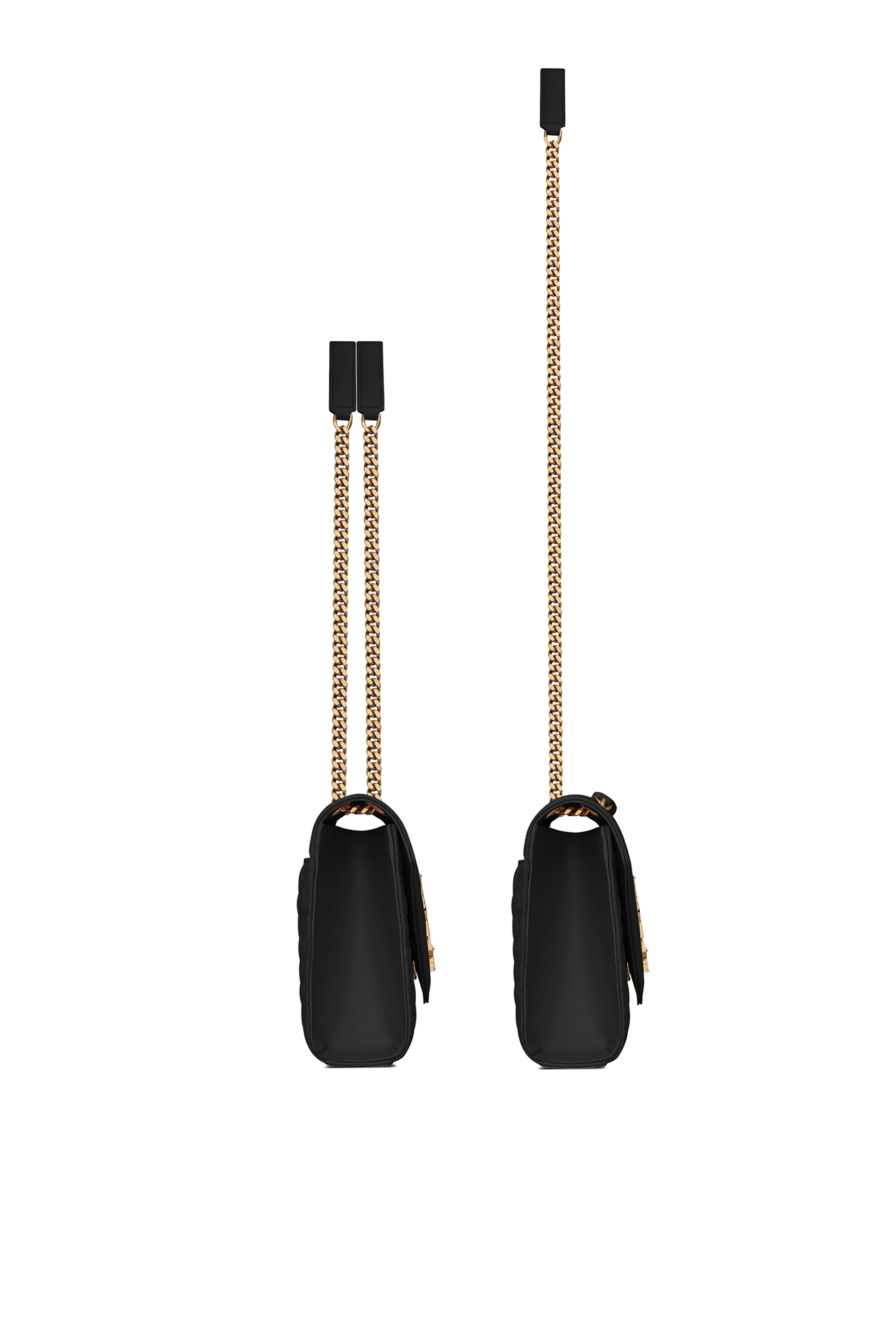 حقيبة متوسطة بتصميم ظرف جلد محفور غران دي بودريه وتصميم مبطن