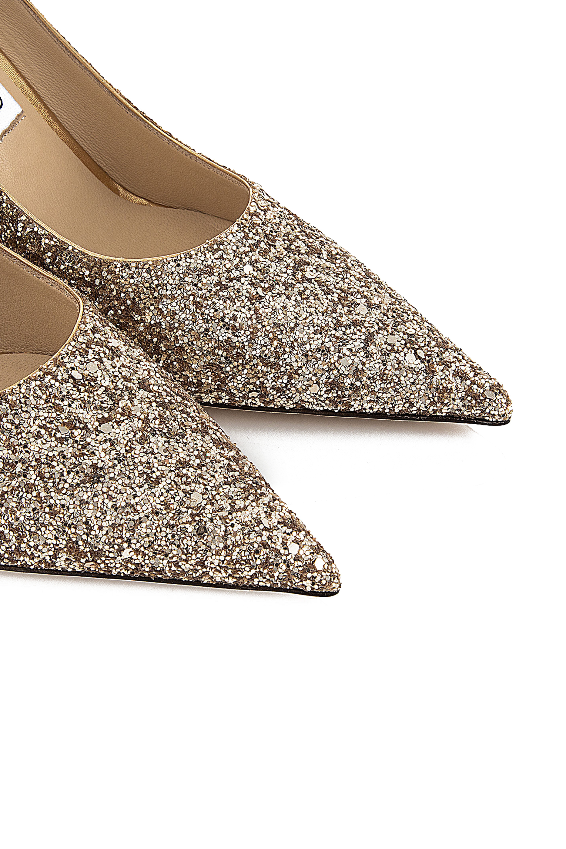 حذاء كلاسيك لوف مزين بالغليتر