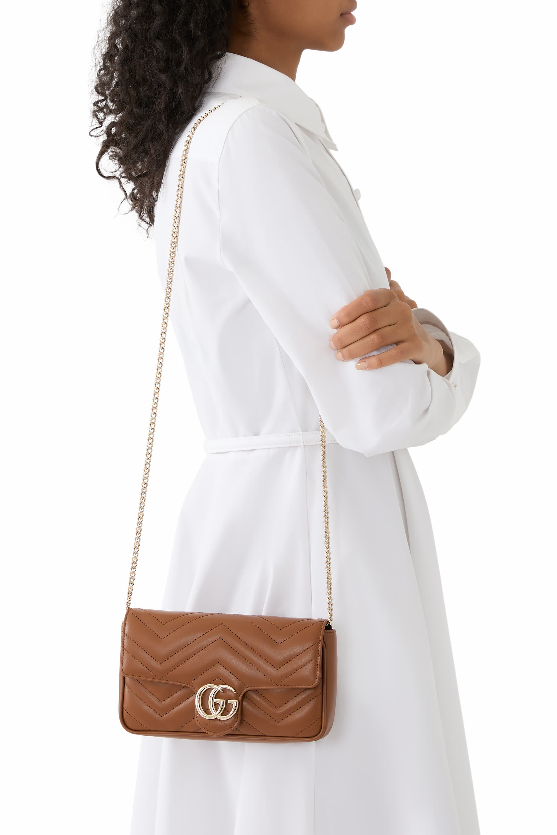 حقيبة كتف مارمونت صغيرة بحرفي شعار الماركة