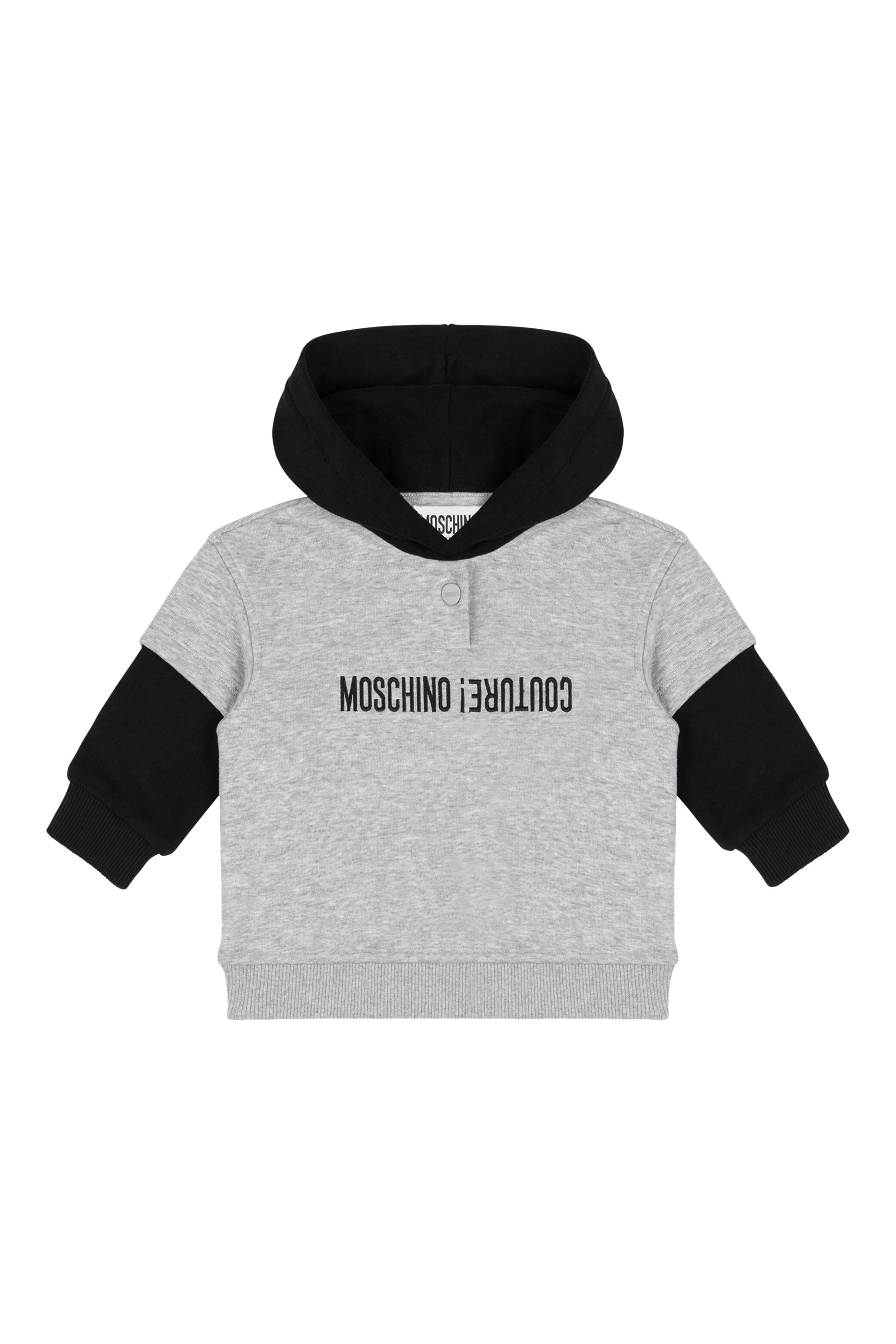 هودي بشعار الماركة بتصميم مقلوب للأطفال