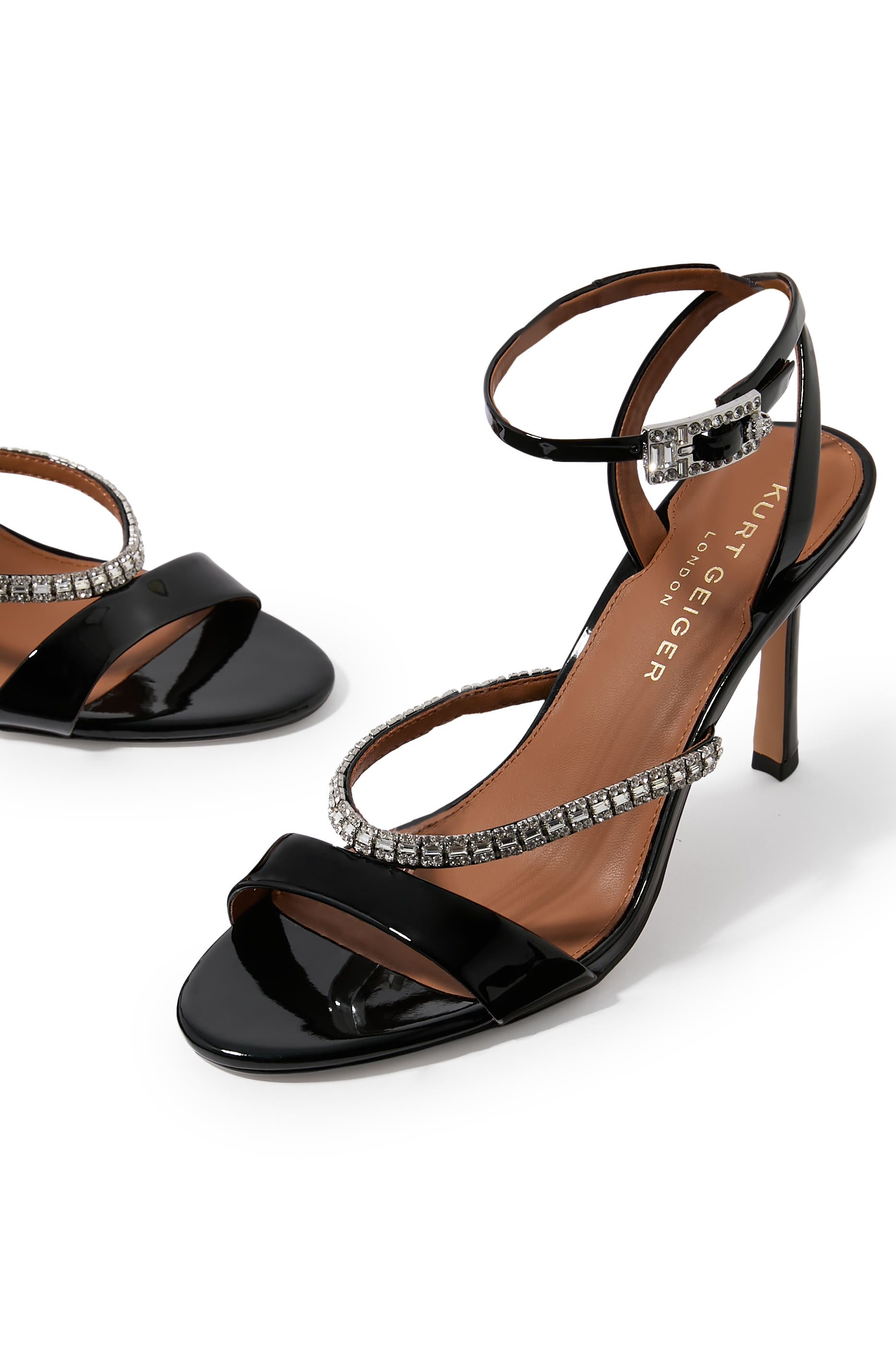 صندل 90 بسيور مرصعة بكريستال