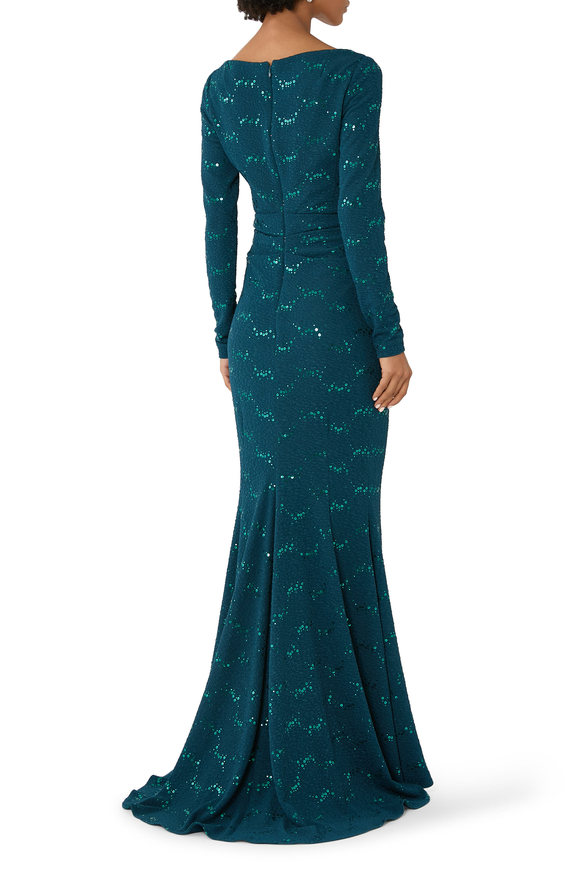 Long Sleeve Evening Gown 
