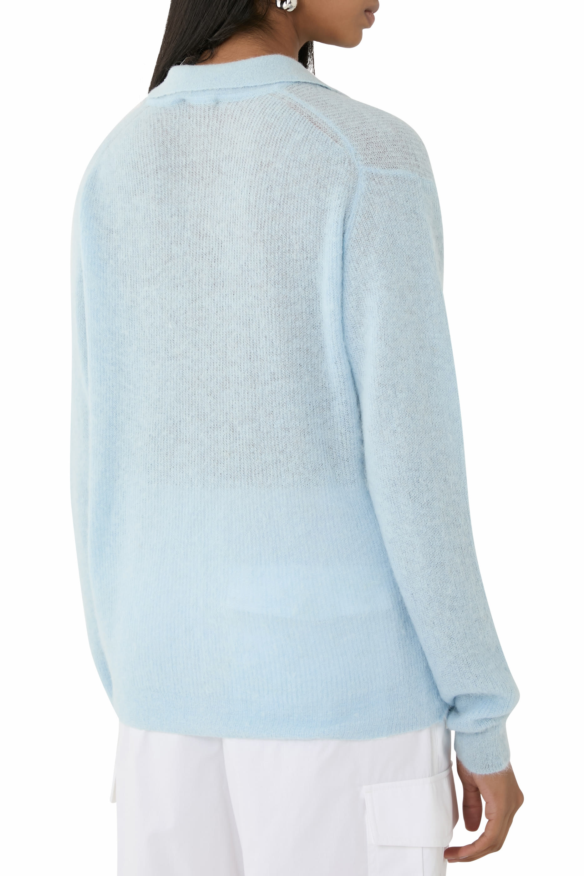 سترة سكيبر نسيج صغير ألبكة سوري شفاف