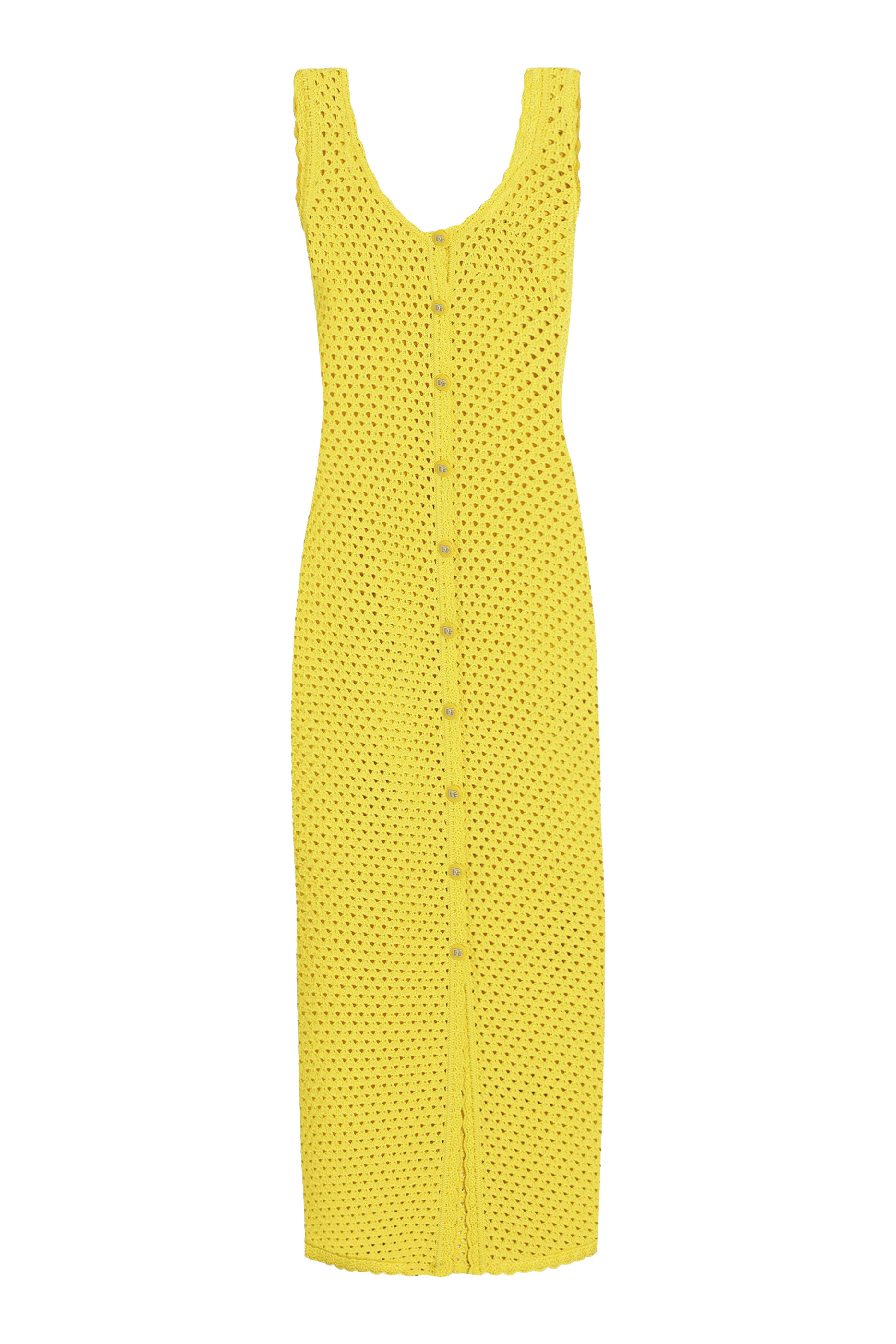 فستان طويل كروشيه