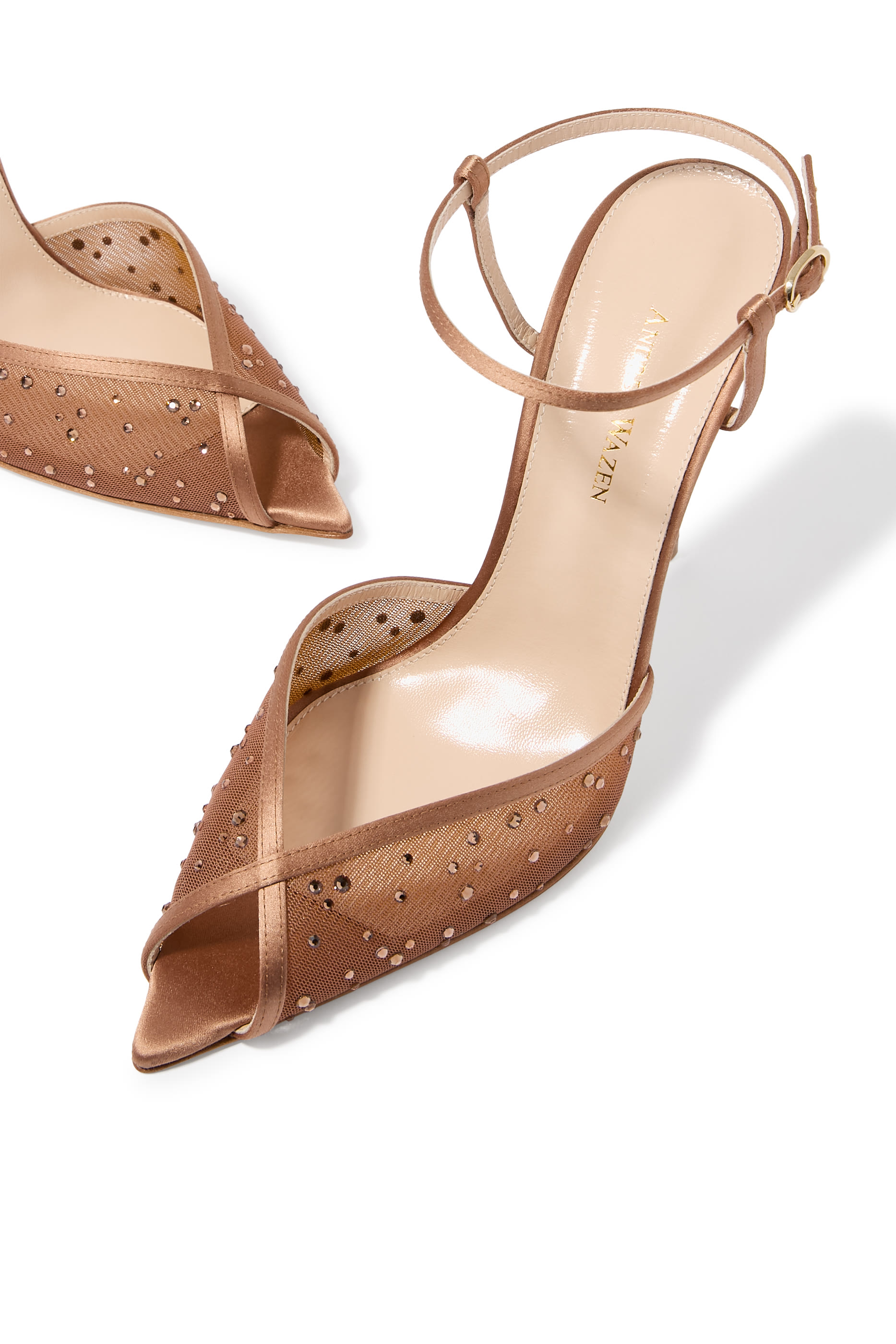 صندل كاتي 105 غليتز بسير قماش شبكي