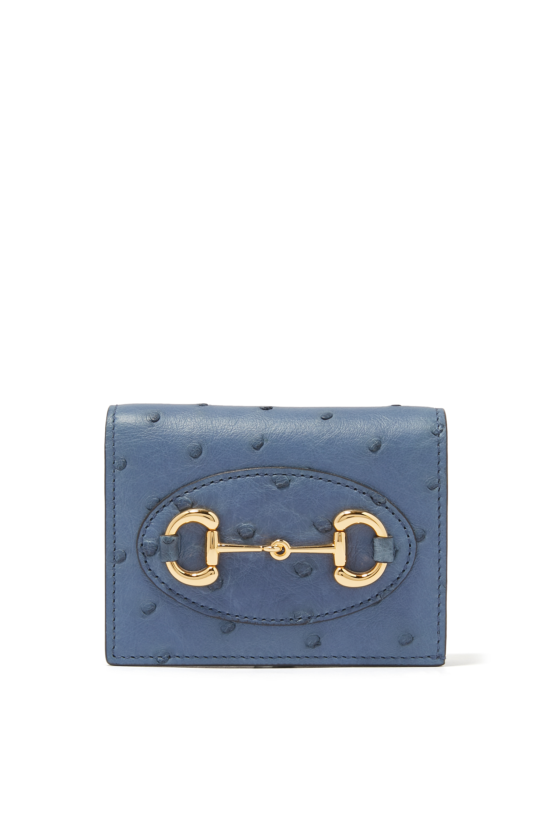 محفظة بحلية لجام الحصان جلد