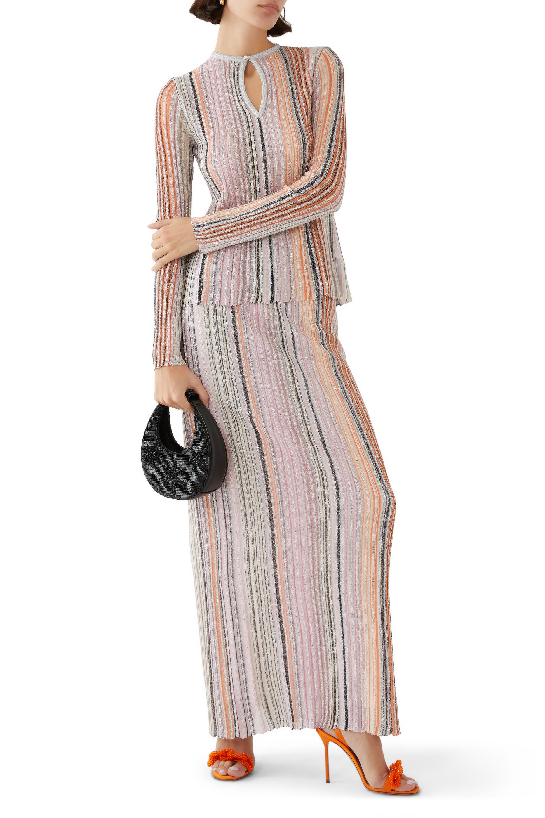 بلوزة برادايس نسيج مطرز بالترتر