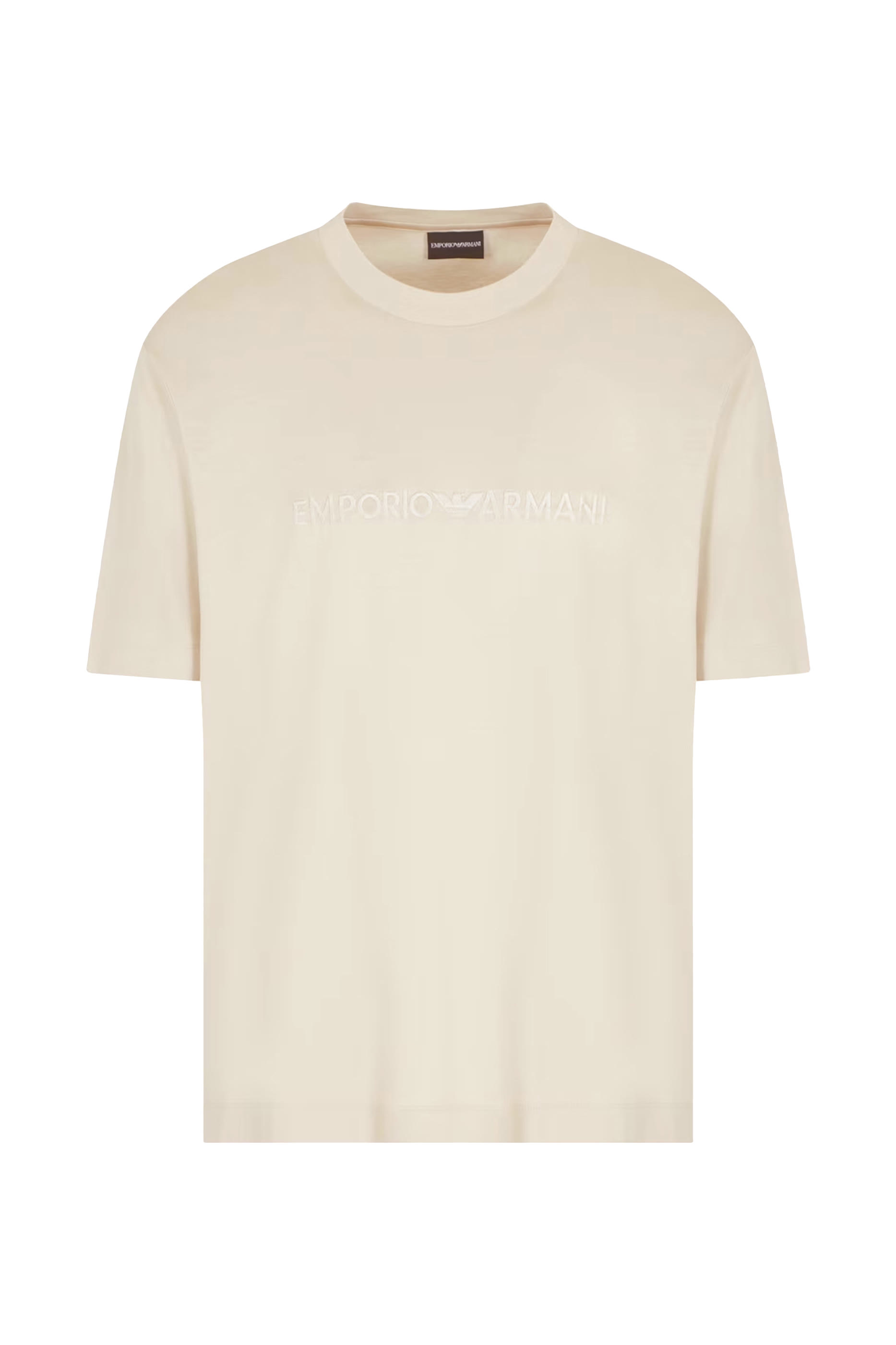 تيشيرت بأكمام قصيرة وشعار الماركة