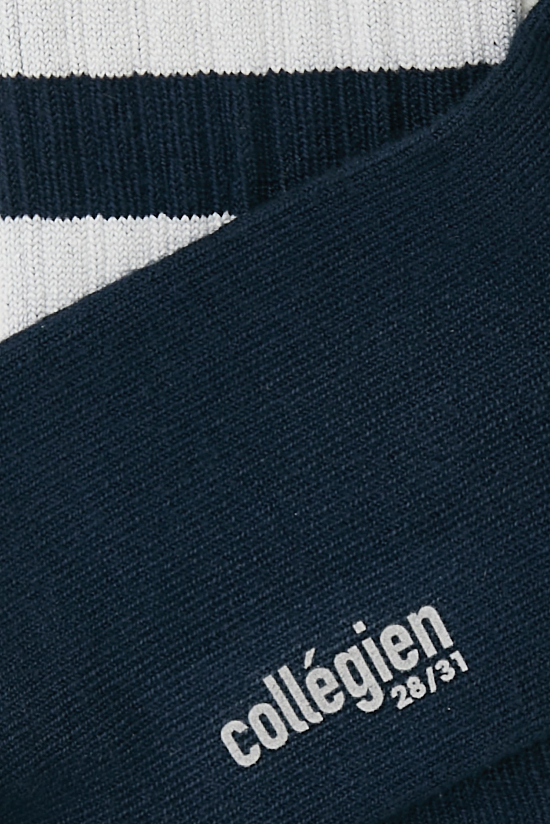 جوارب نيكو متوسطة الطول بتصميم جامعي مضلع للأطفال