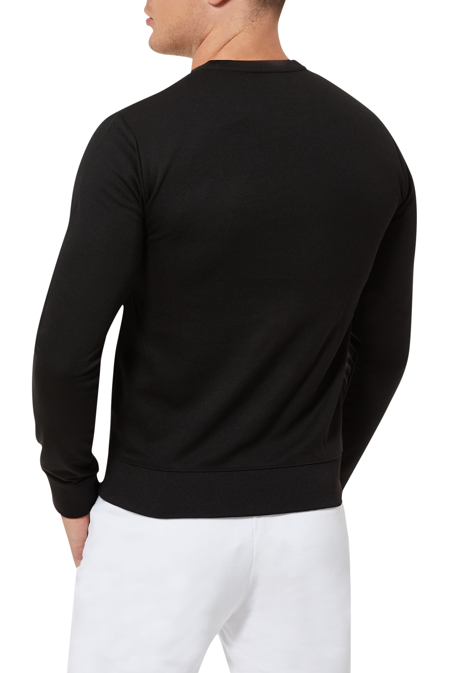 سويت شيرت بشعار الماركة بتصميم دائري