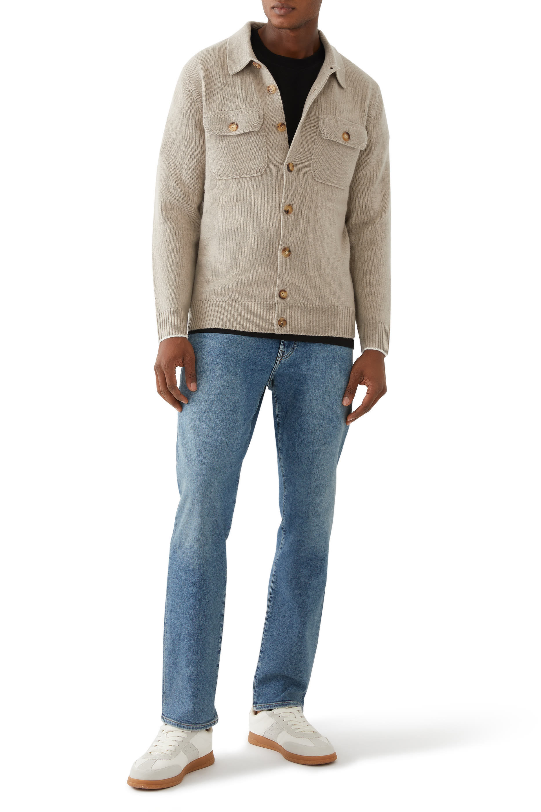 كارديغان بصف أزرار