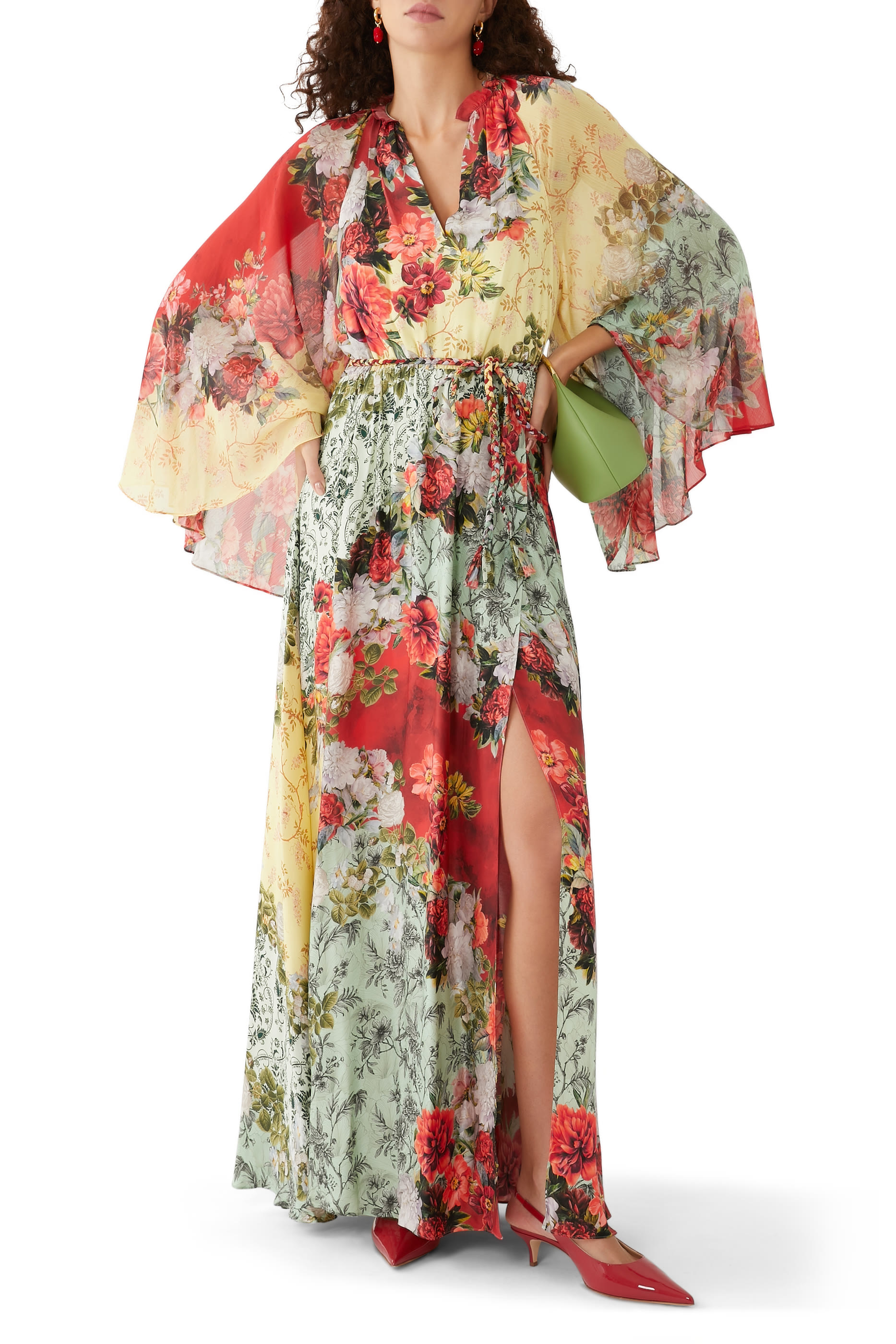 فستان طويل ماليندا بفتحة