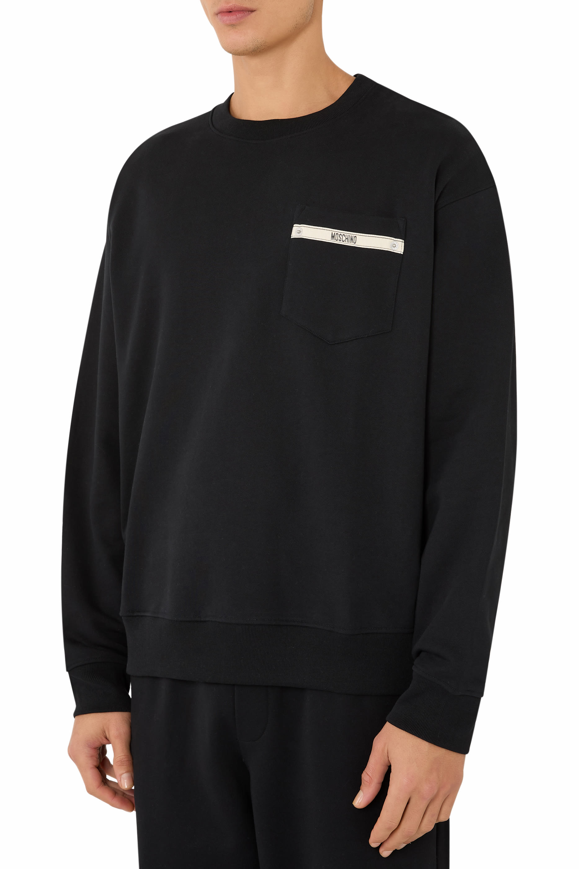 سويت شيرت بتطريز قطن عضوي