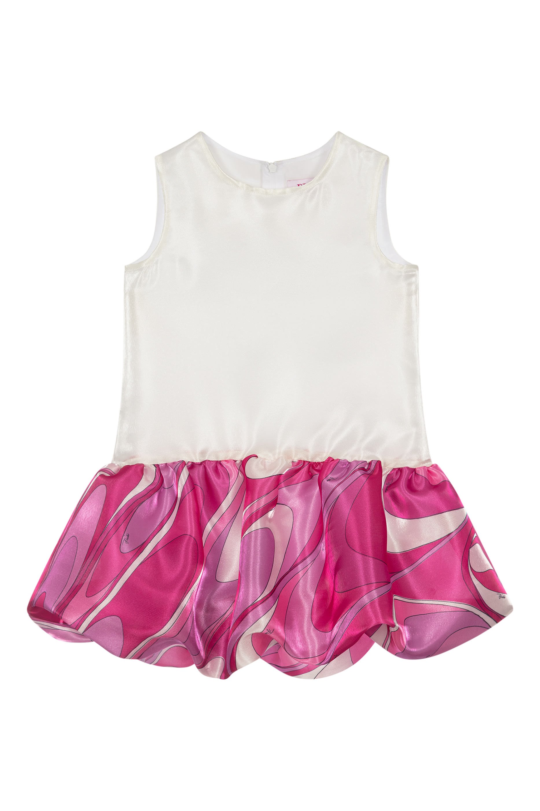 Kids Marmo Print Dress