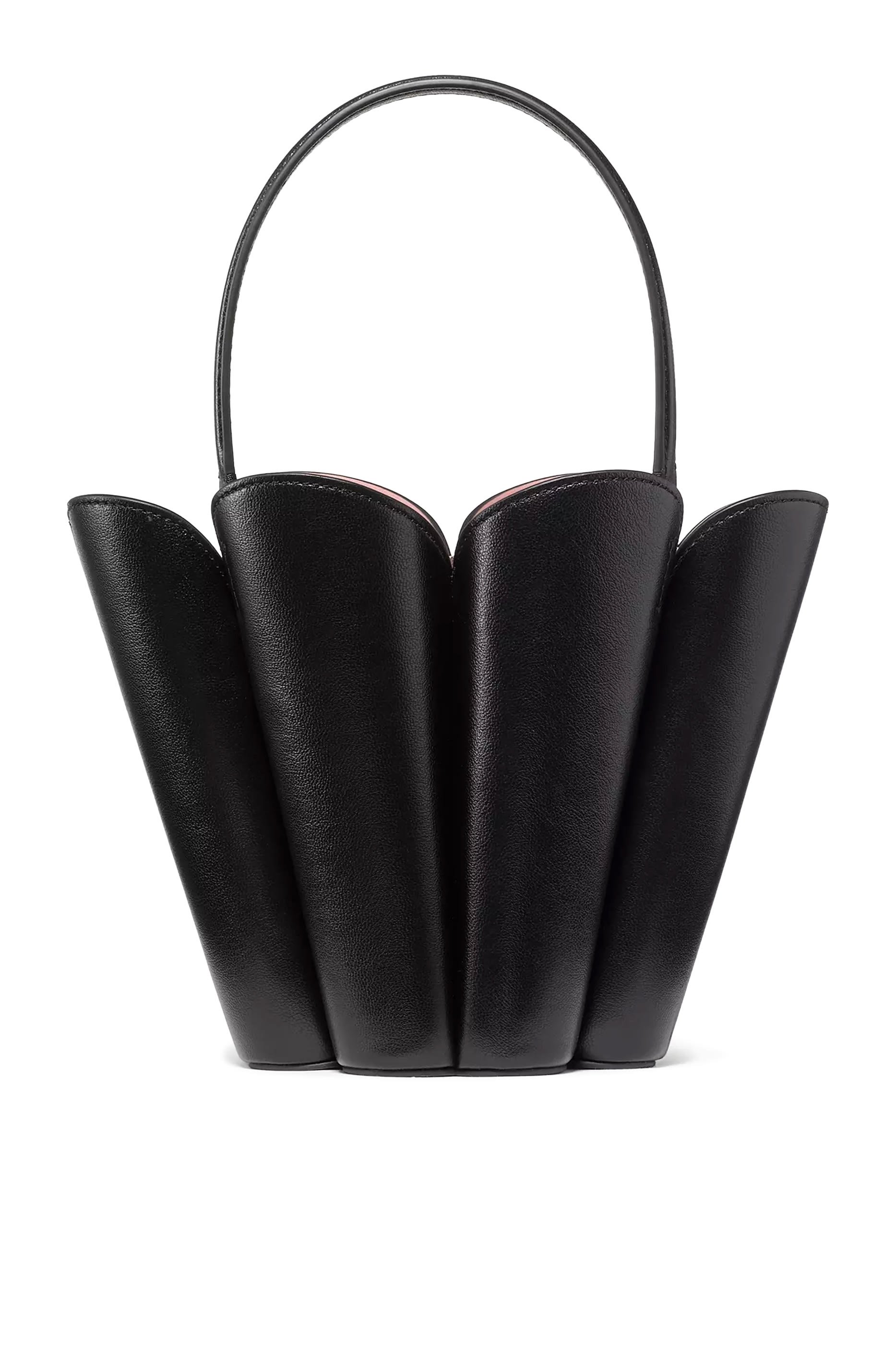 حقيبة باكيت بنقشة زهور بشكل بستوني