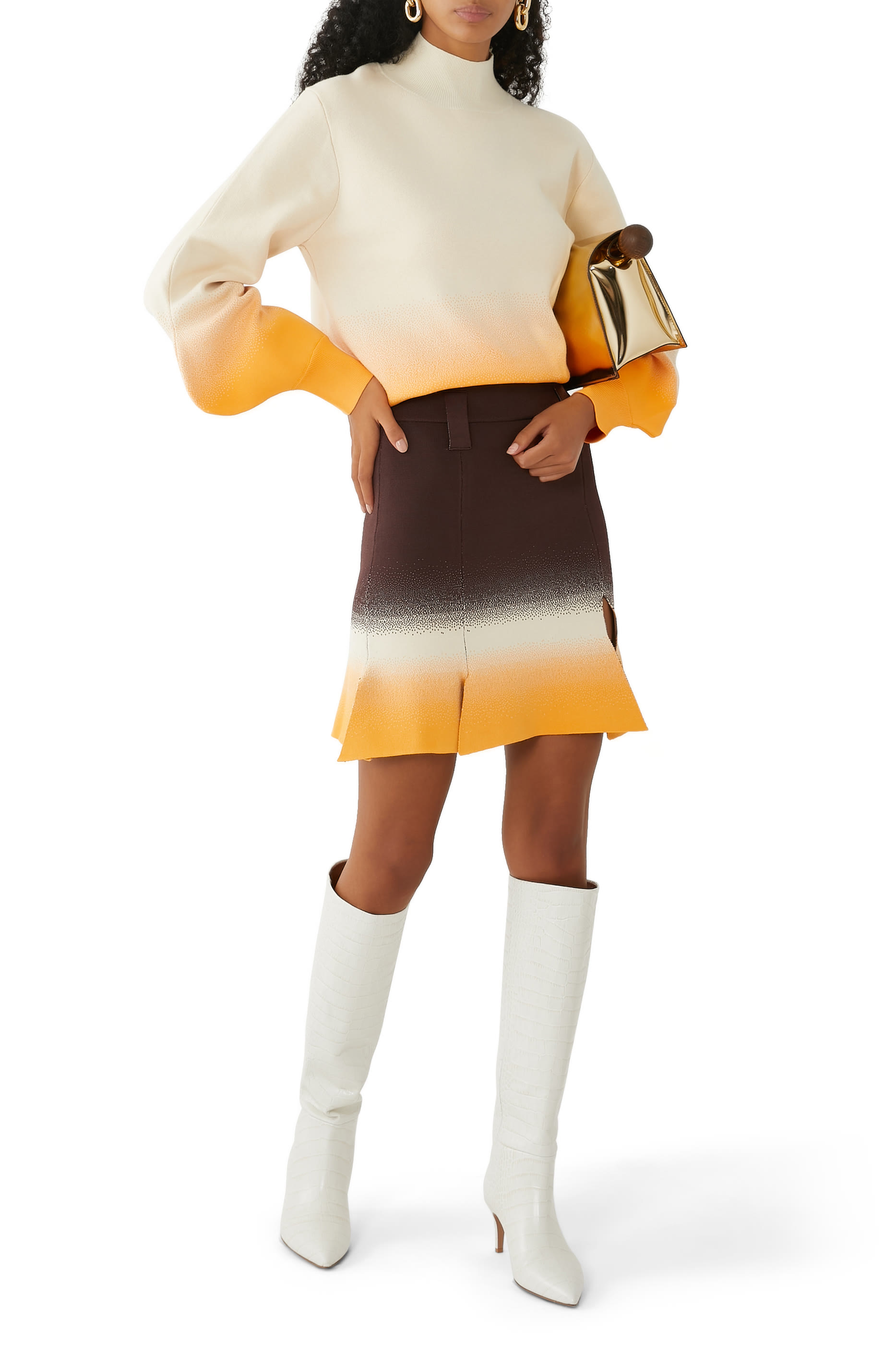 تنورة استر غارديننت بنقشة كار ووش