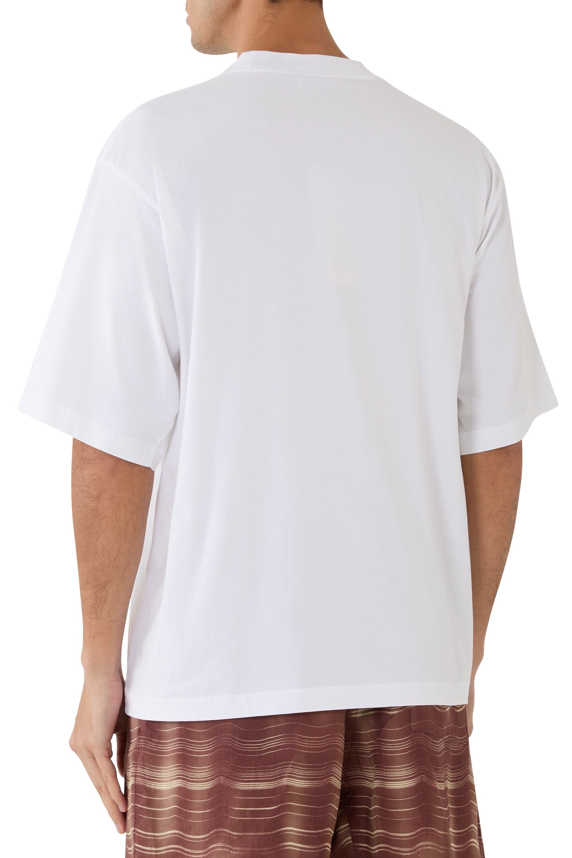 تيشيرت بنقشة بطاقة بريدية شاطئية