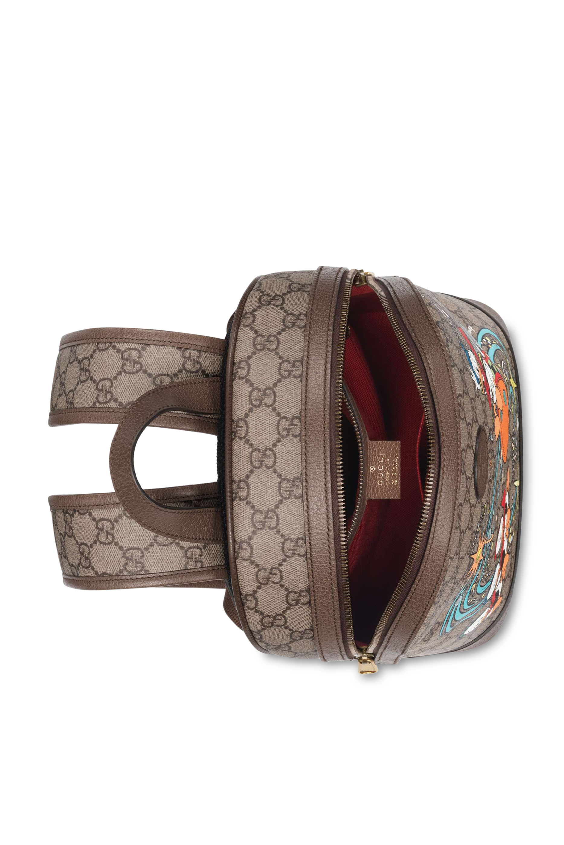 حقيبة ظهر صغيرة بطبعة دونالد دك ديزني × غوتشي