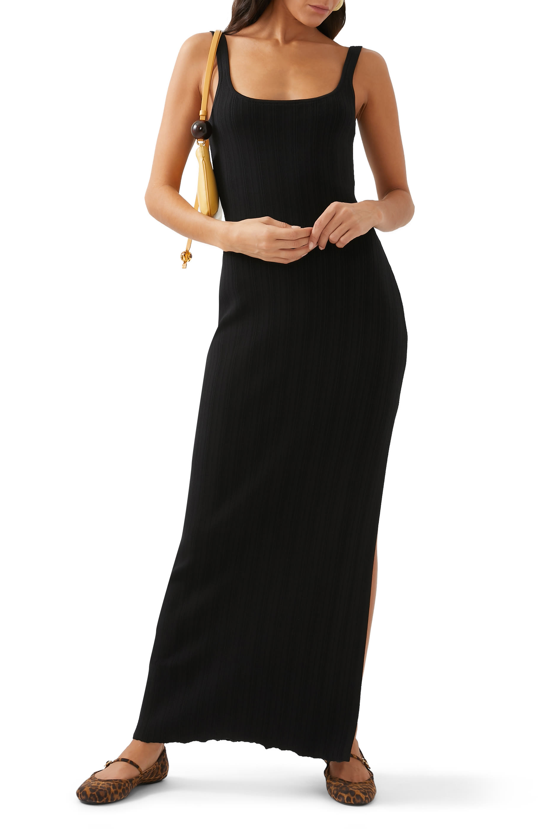 فستان بالمر منسوج بغرزة السلم