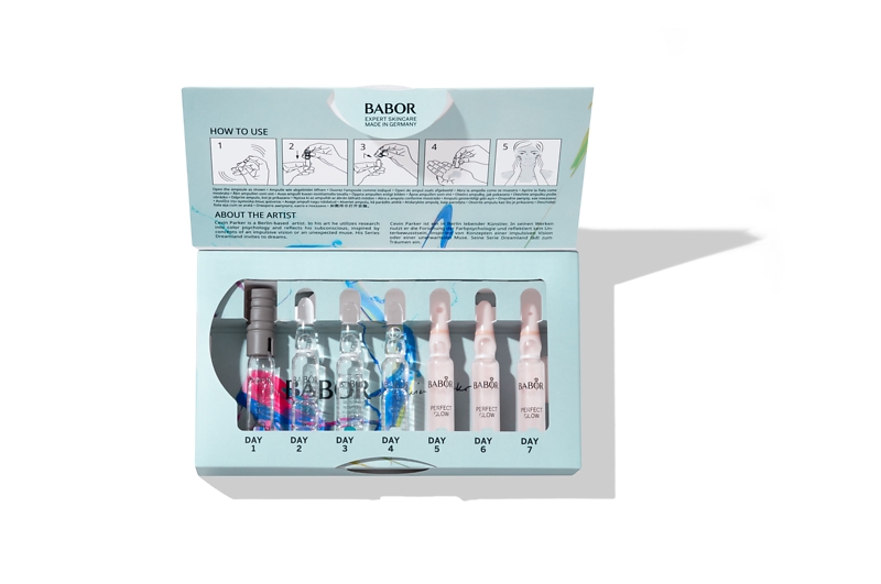 مجموعة أمبولات سيروم كيفن باركر بإصدار محدود لترطيب البشرة