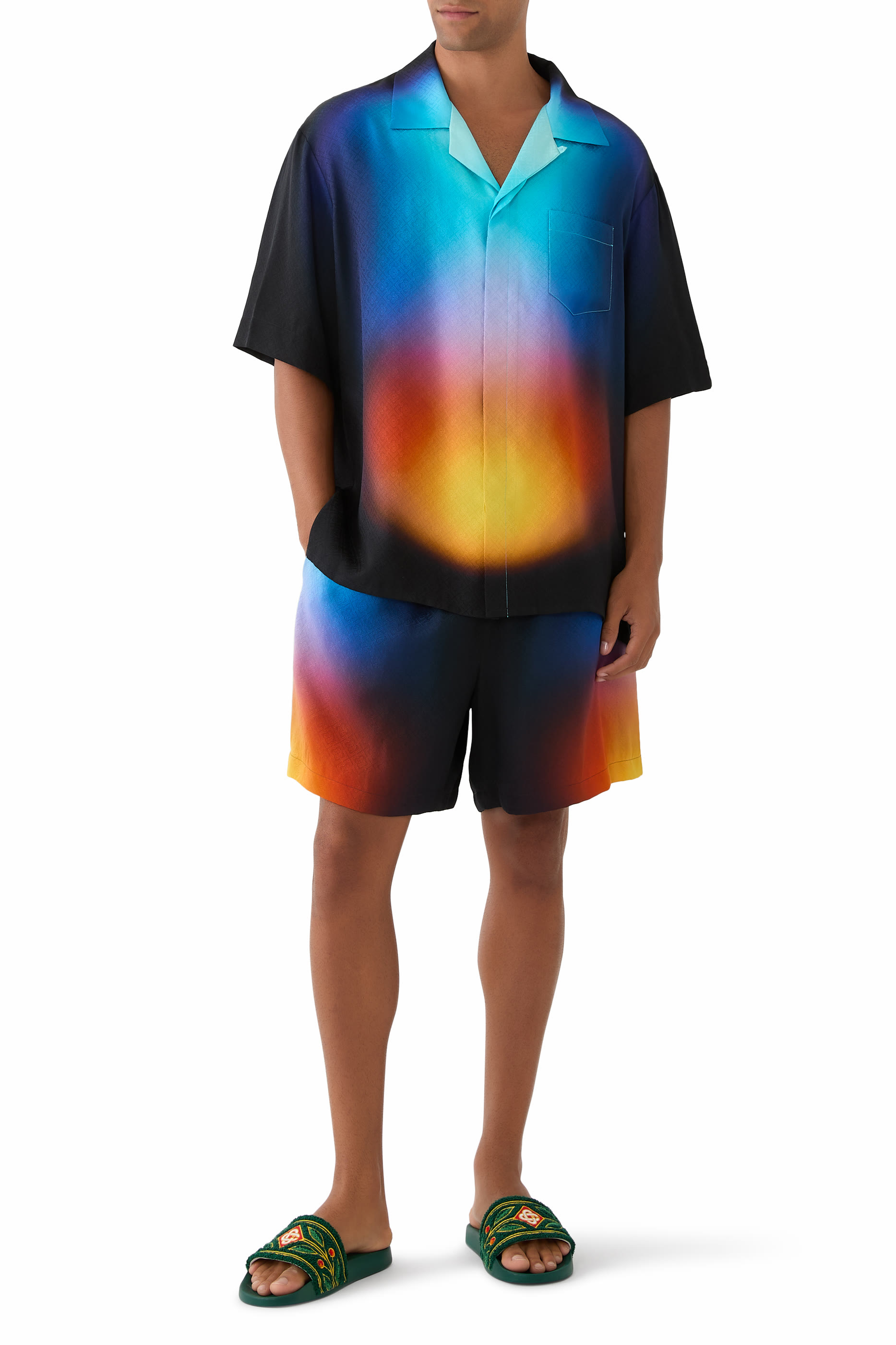 قميص بأكمام قصيرة غاردينت حرير