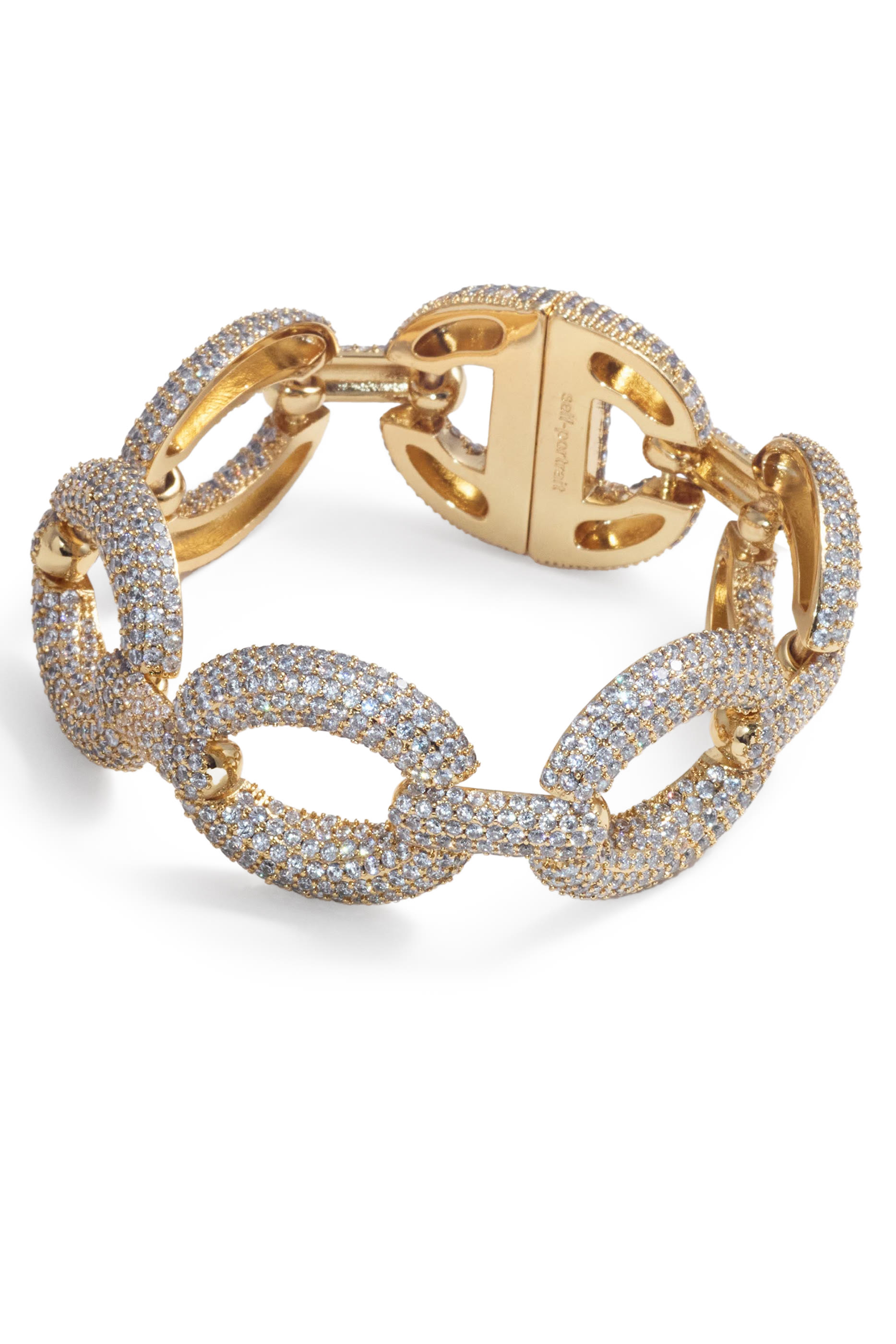 سوار بحلقات مرصع بكريستال