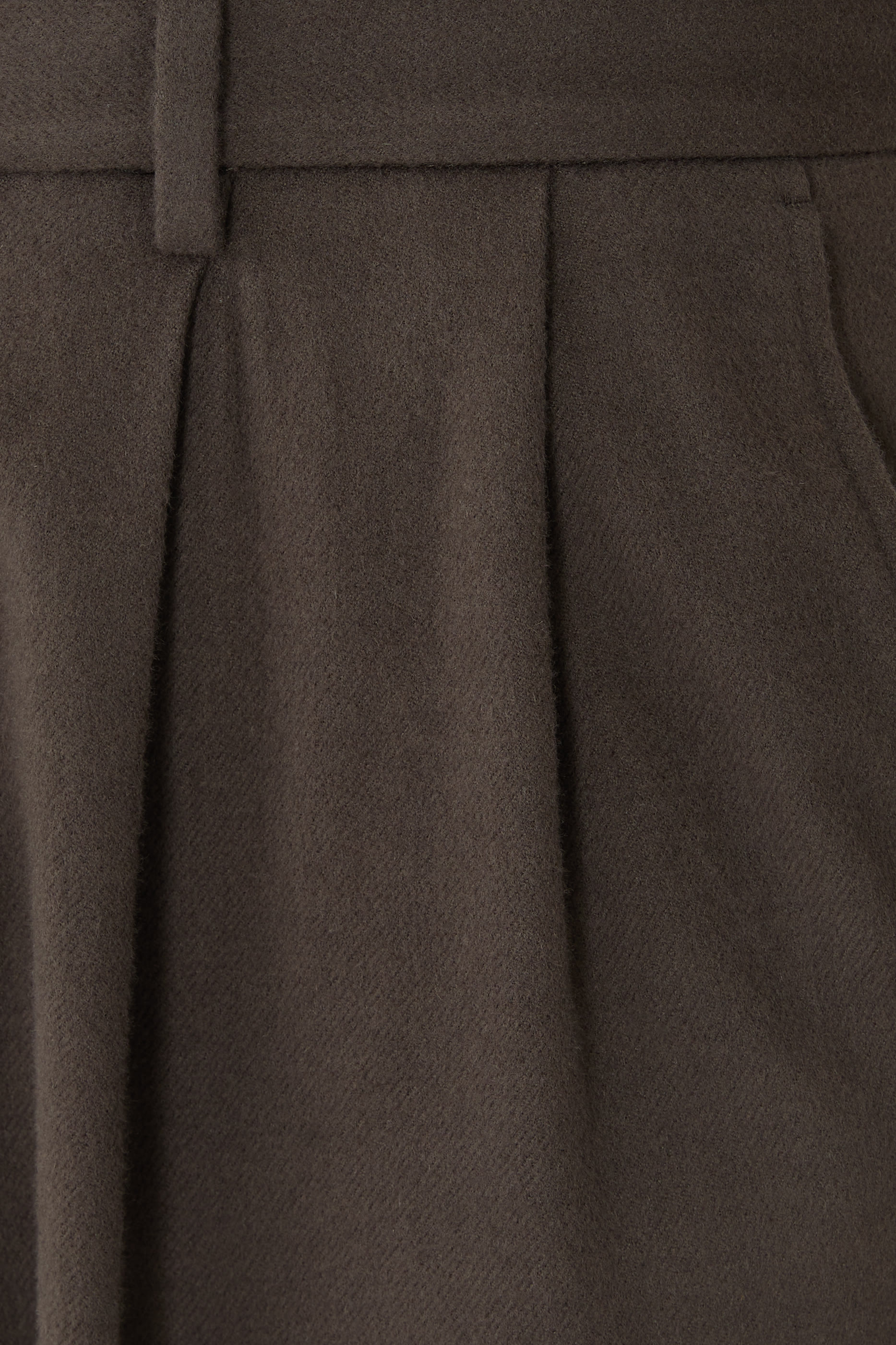 Virgin Wool Trousers with Pleats