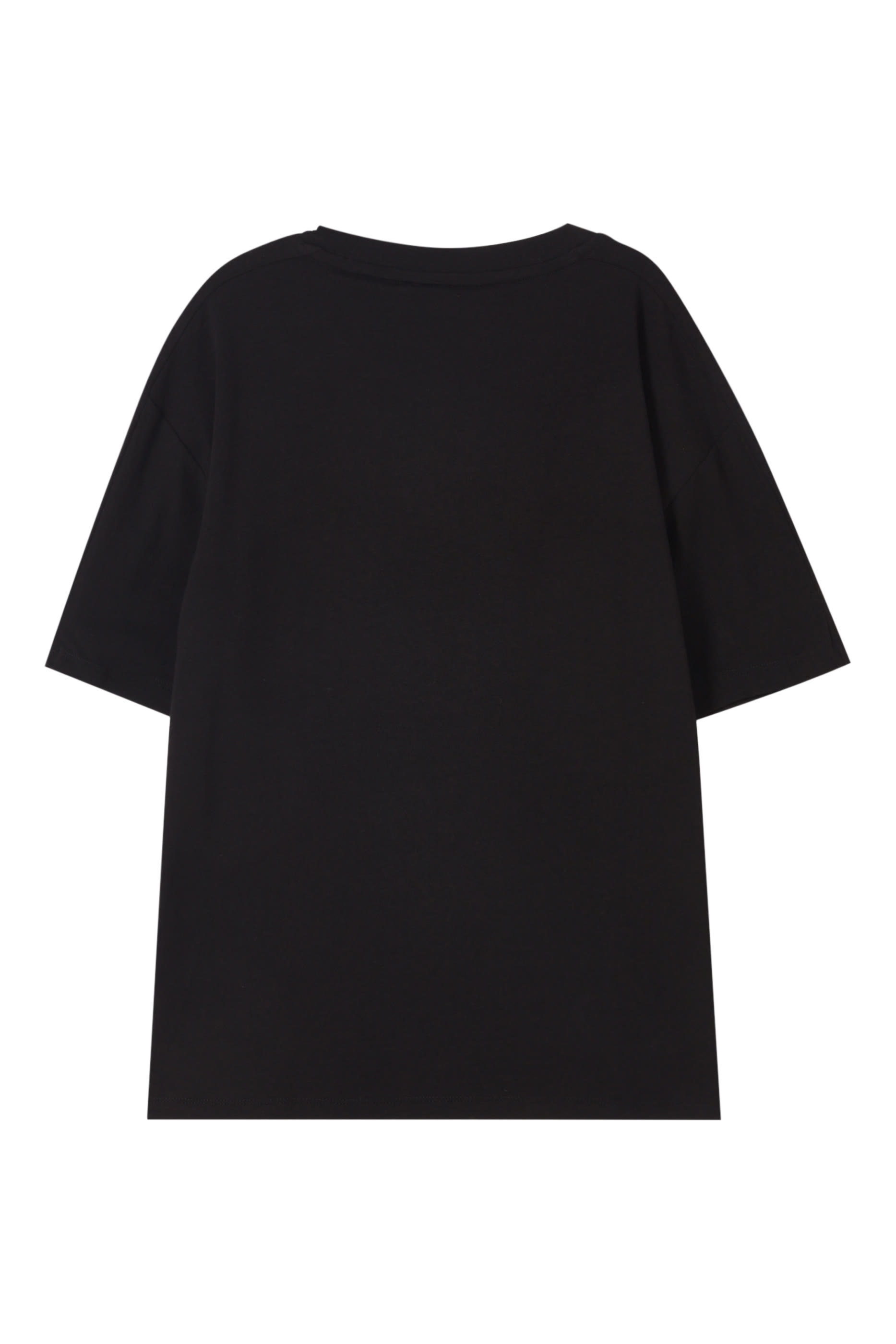 تيشيرت بشعار الماركة قطن جيرسيه لأطفال