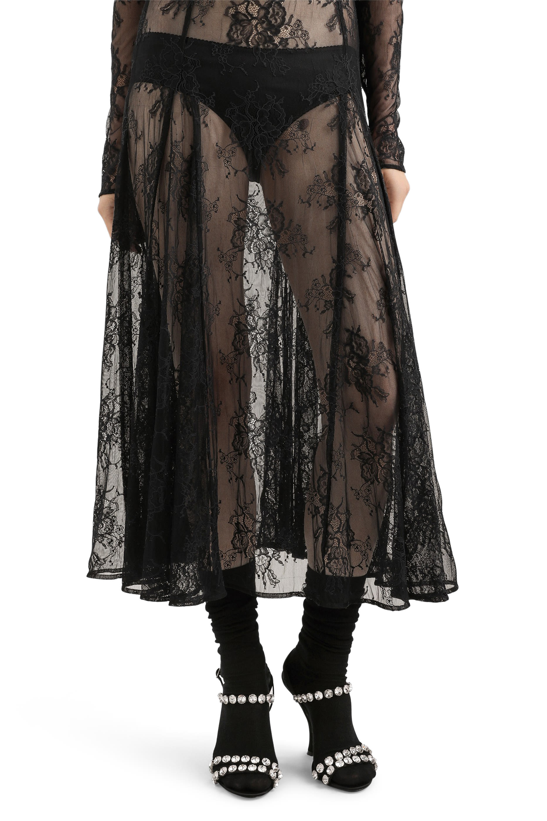 فستان شانتيلي دانتيل