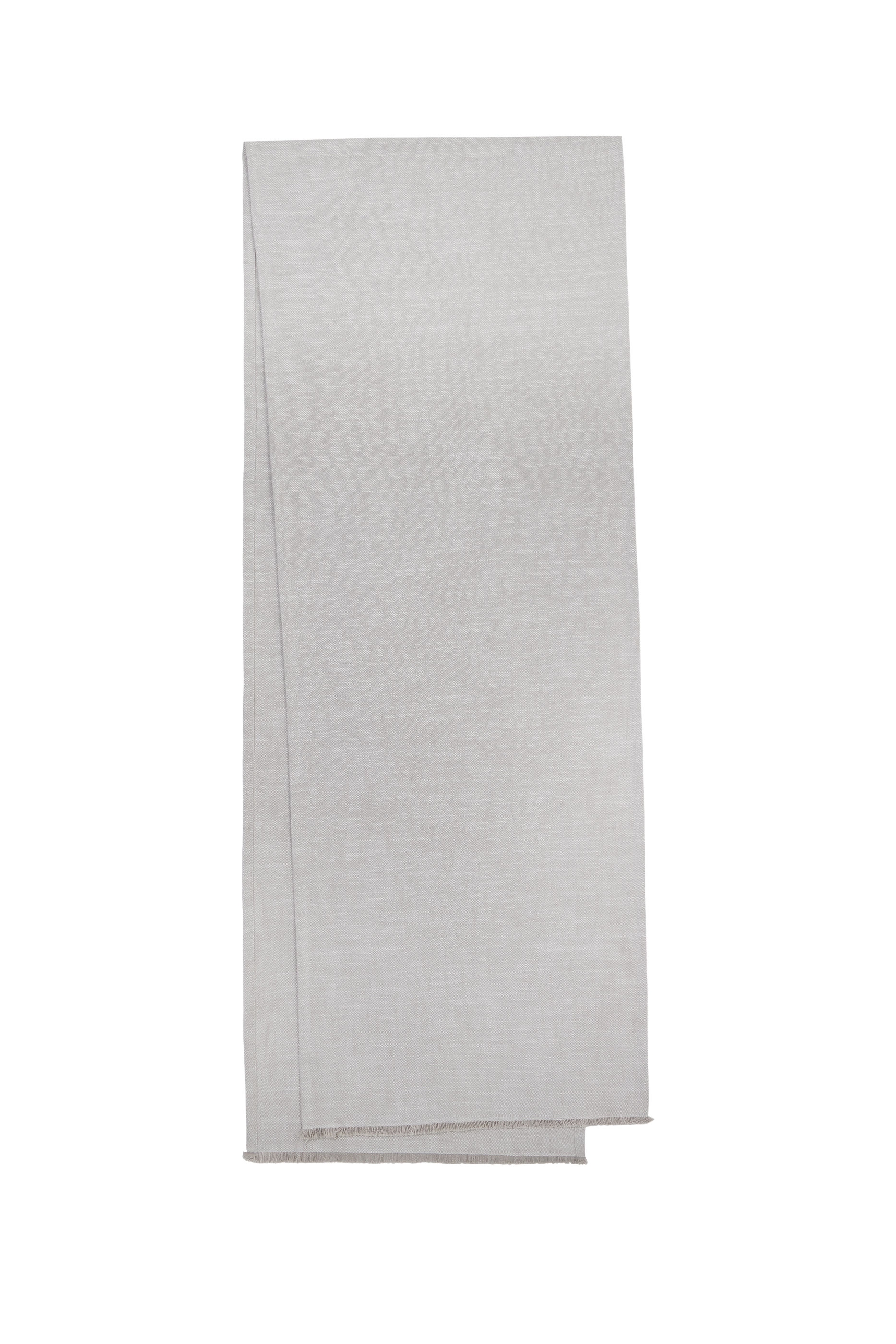 مفرش ناعم رمادي بشرابات