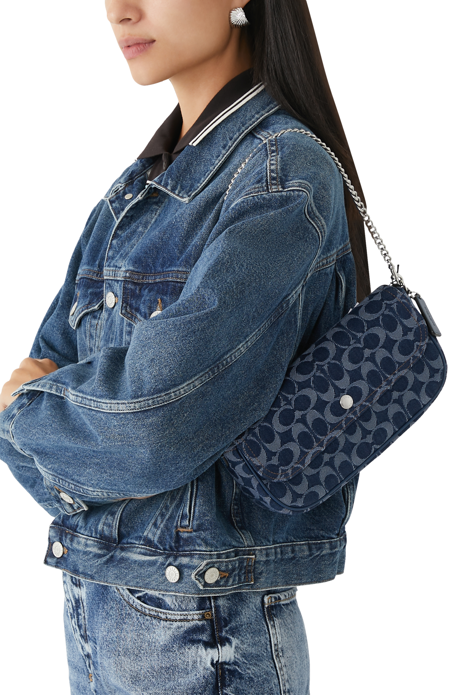 حقيبة بروك بسلسلة وغطاء قلاب