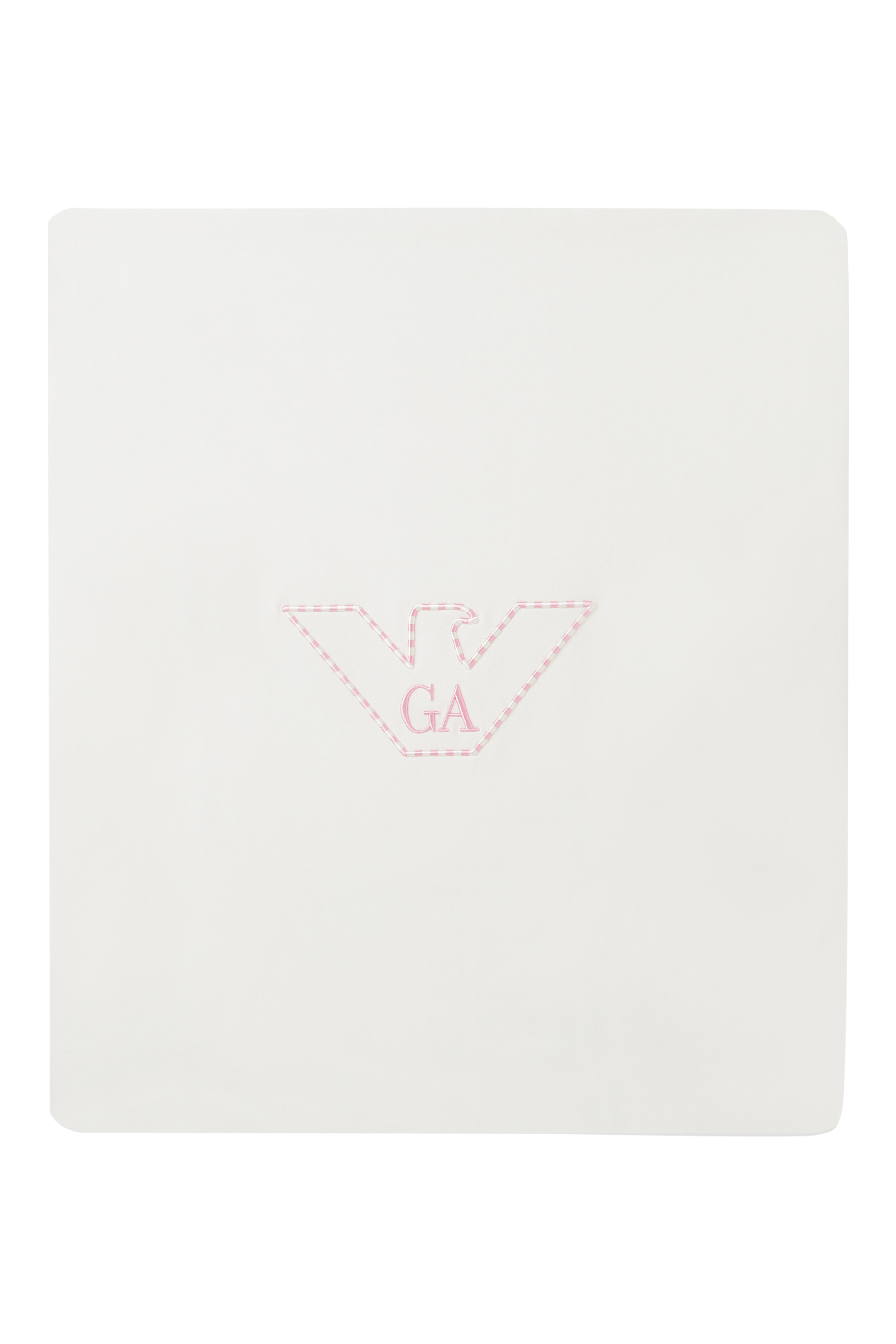 بطانية قطن مطرزة بشعار الماركة للأطفال