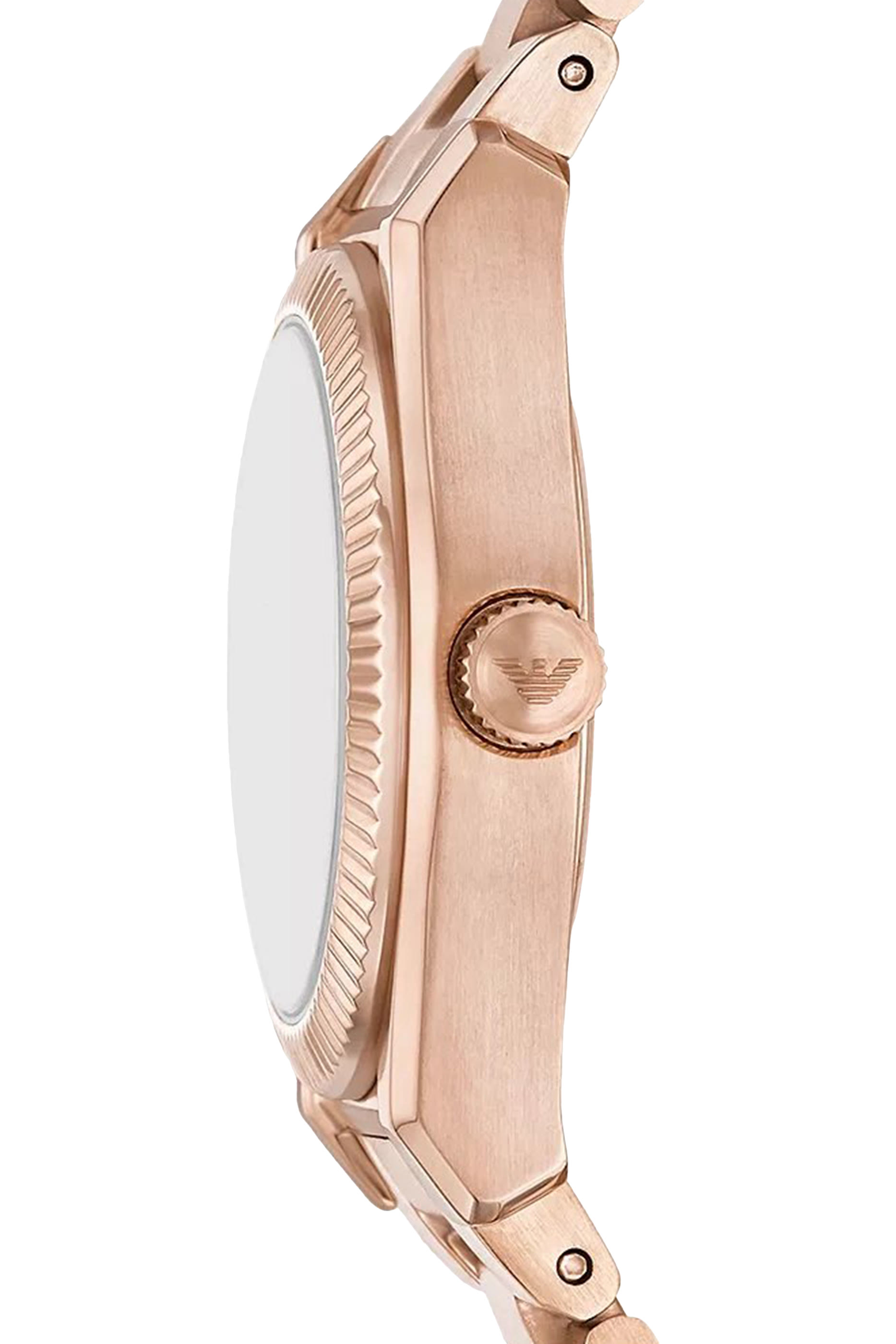 ساعة كوارتز ستانلس ستيل بثلاث عقارب