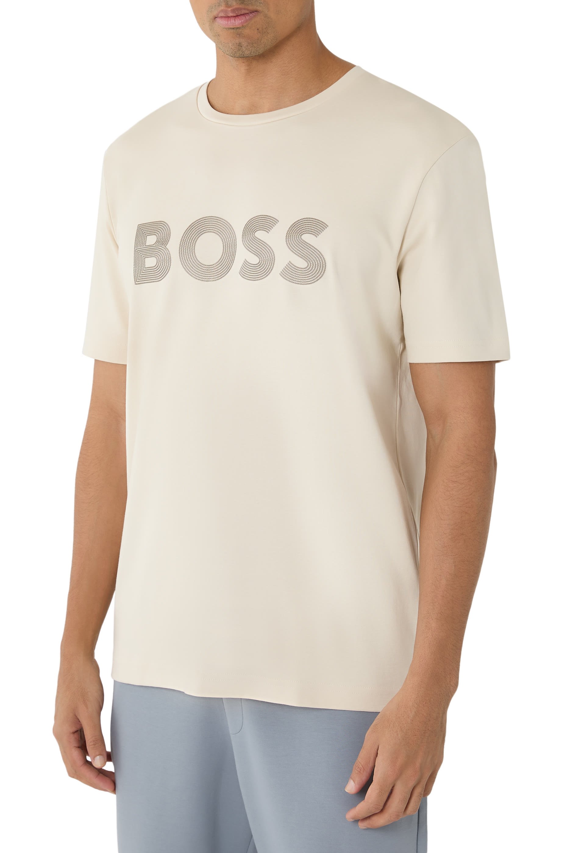 تيشيرت بشعار الماركة قطن بيما