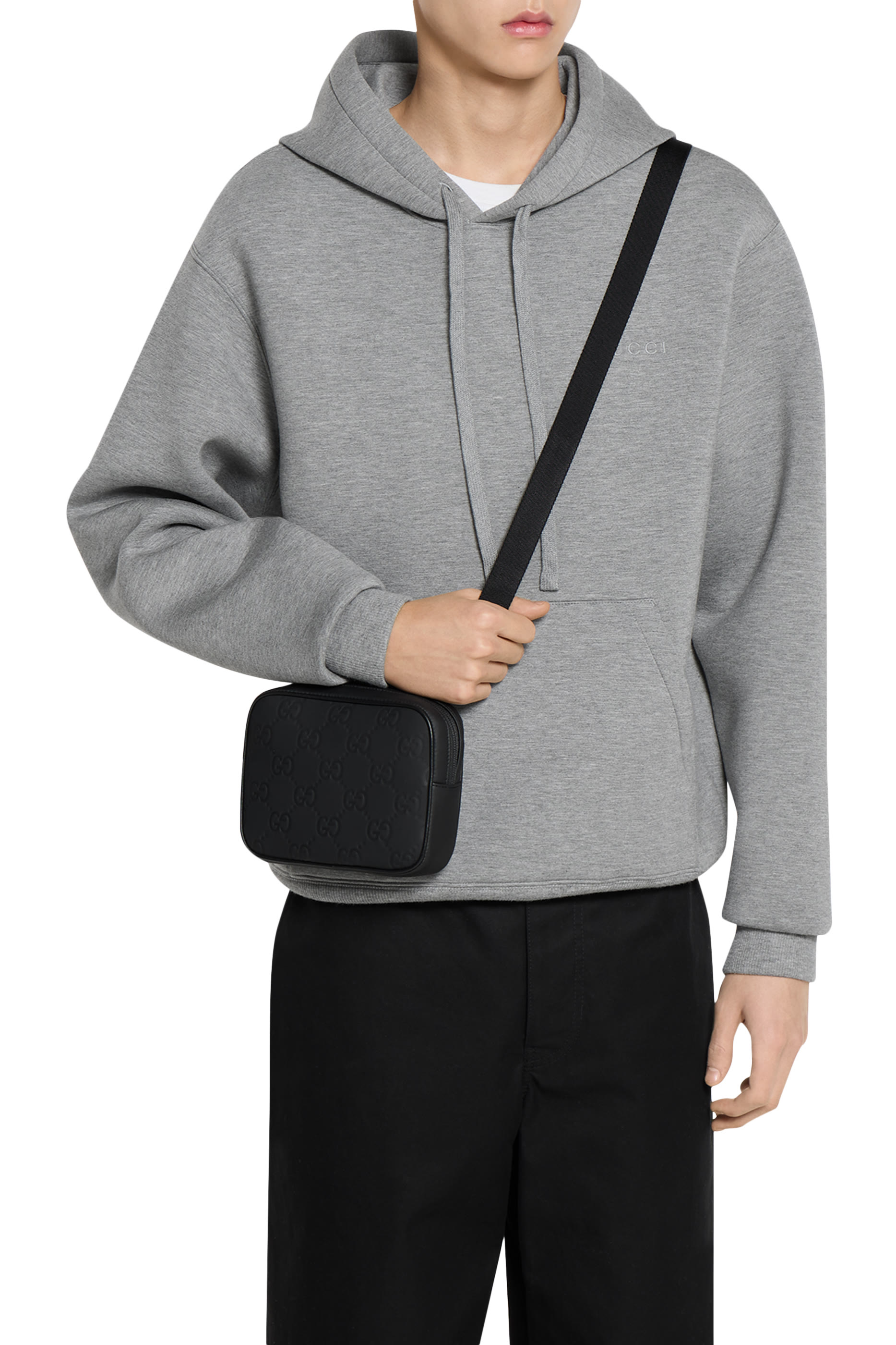 حقيبة ايدج سلينغ صغيرة بشعار الماركة