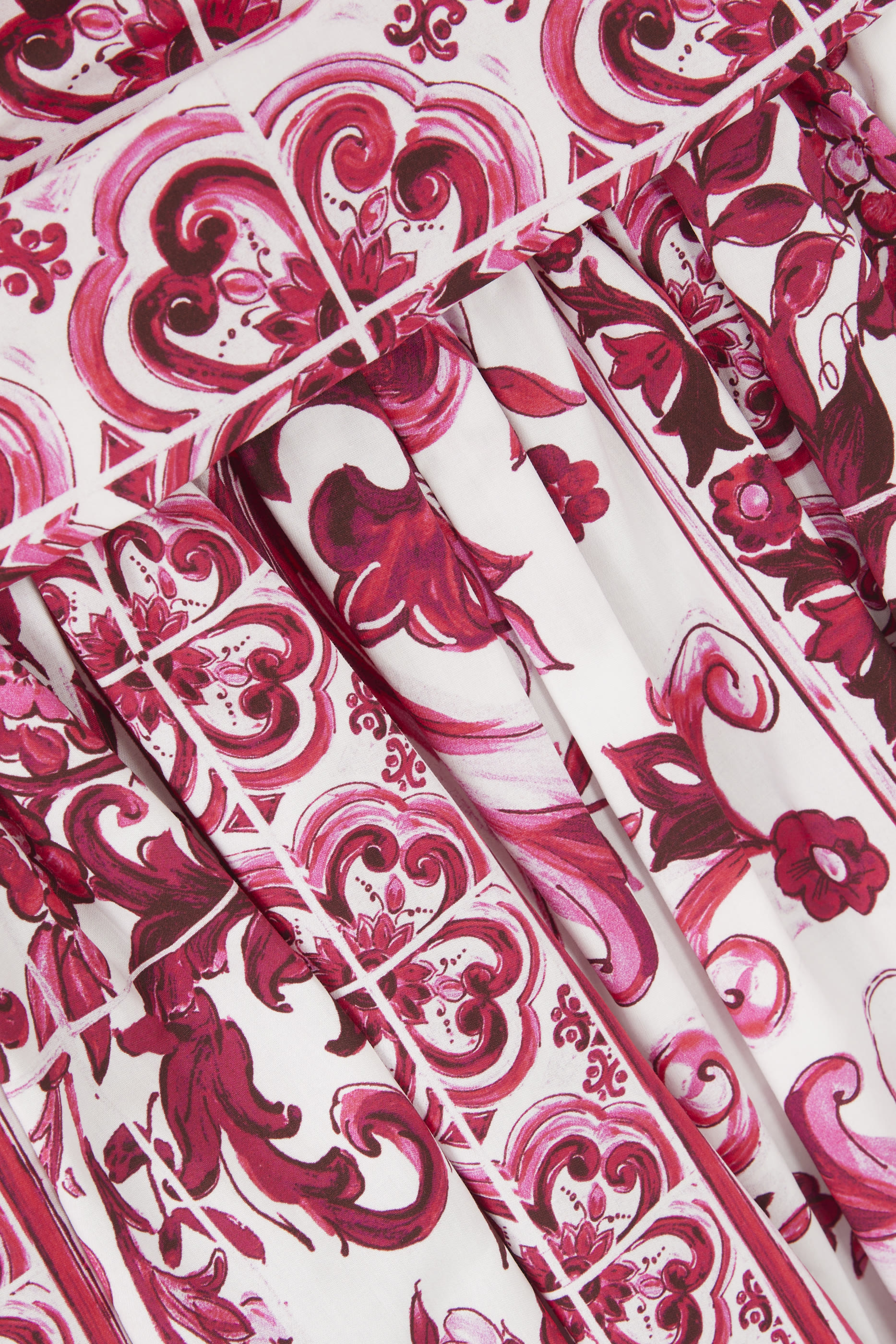 فستان قطن بطبعات مايولكا للأطفال