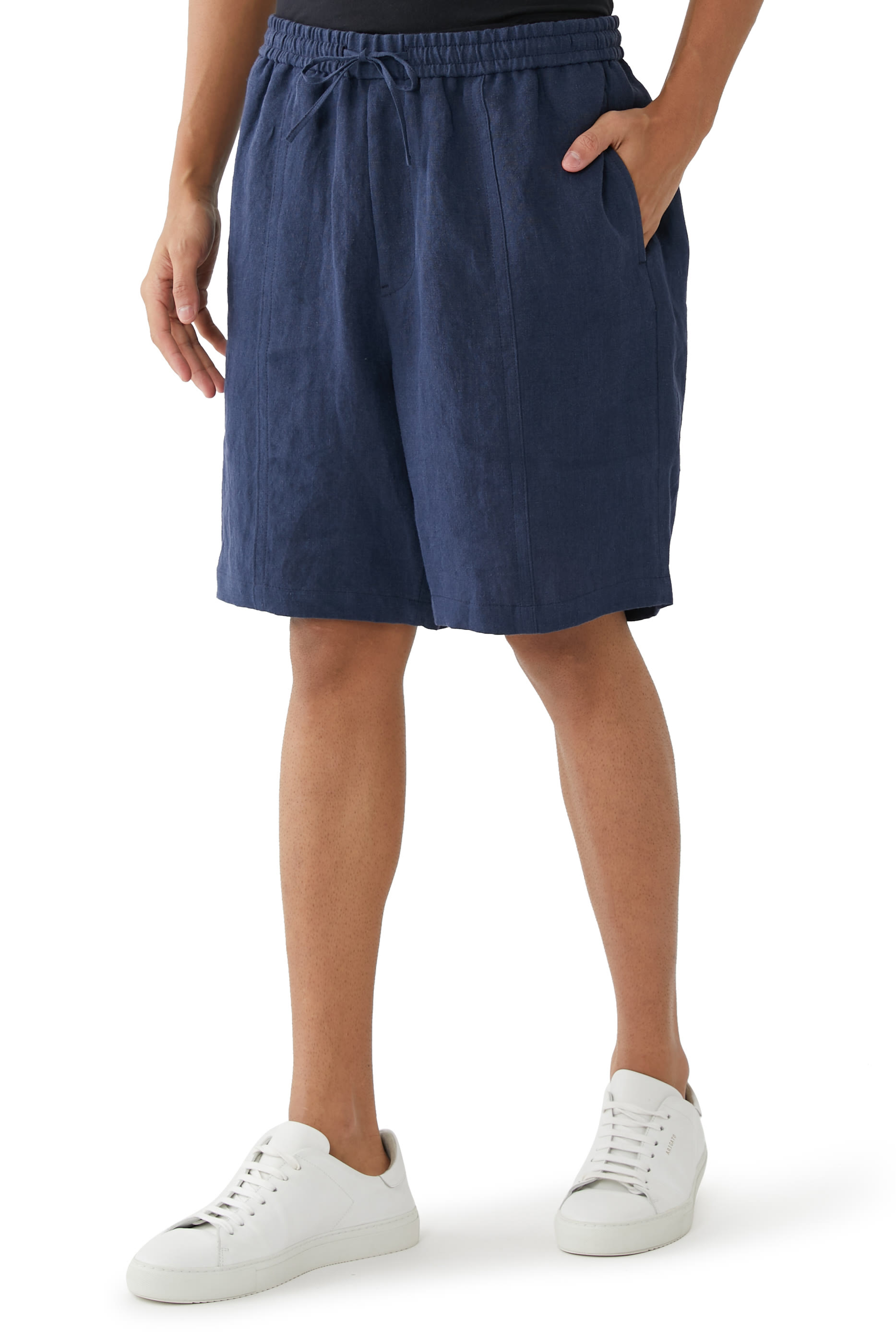 شورت بحزام خصر مطاطي