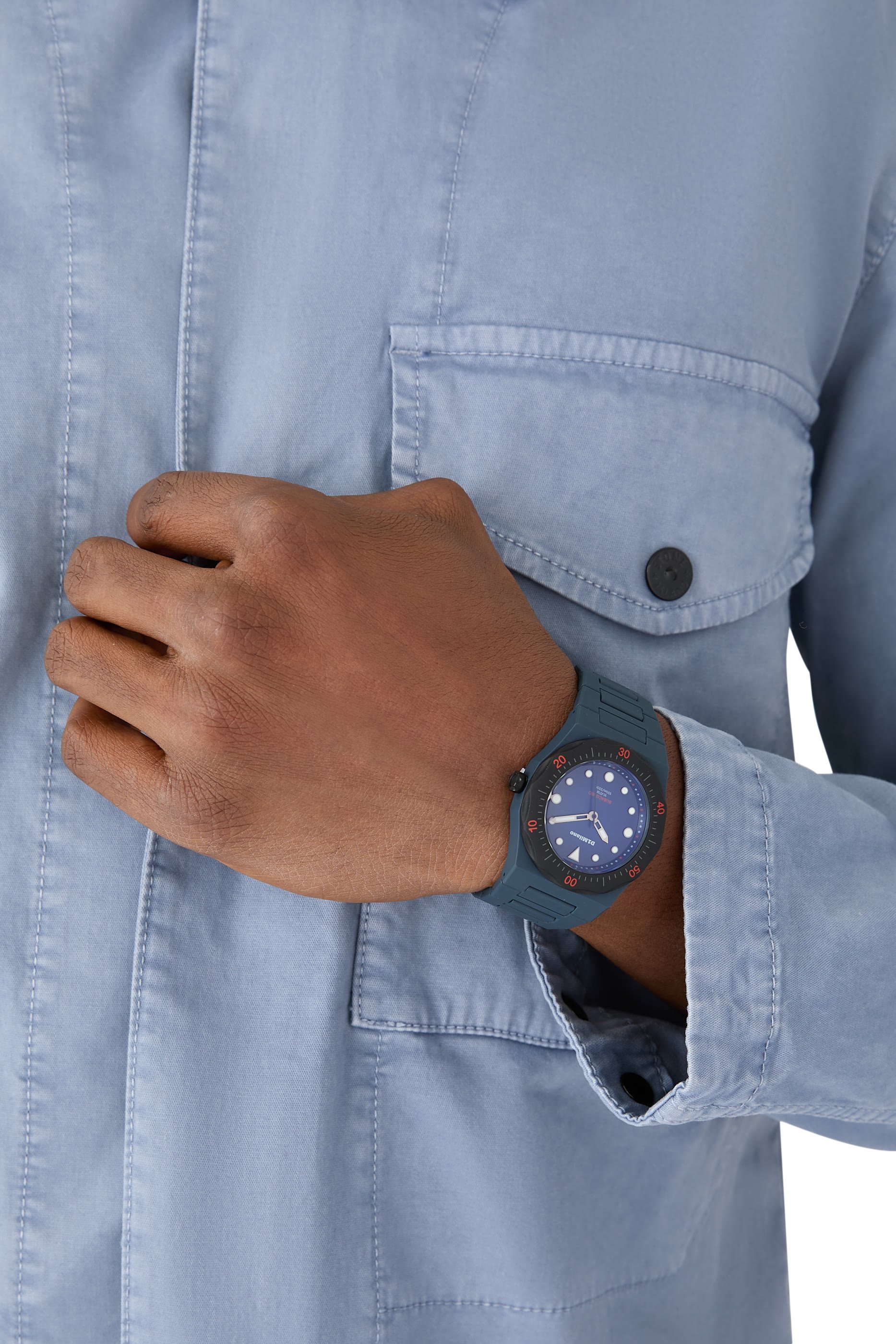 ساعة دريفت دايفر بولي كربون