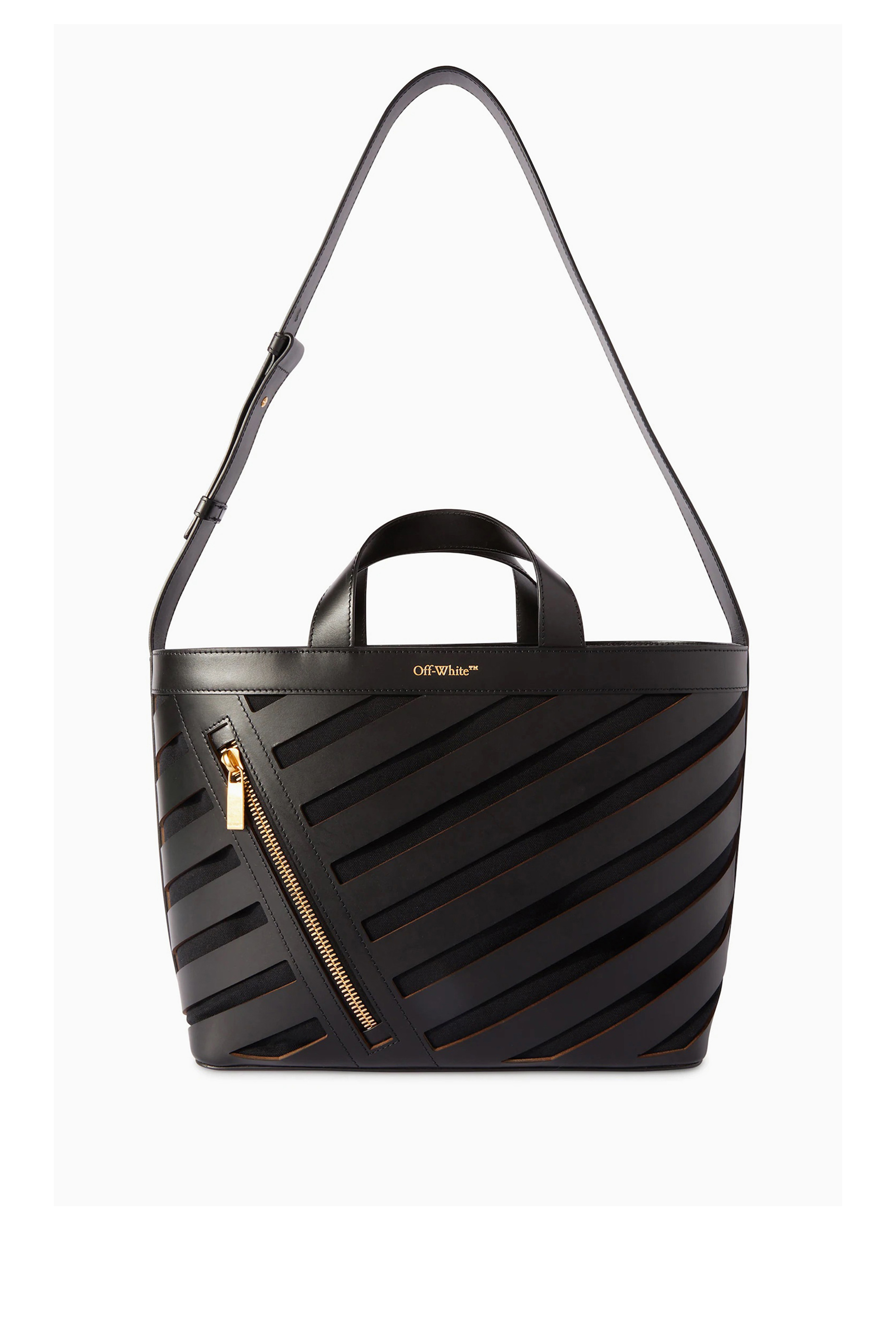 حقيبة يد صغيرة بفتحات مائلة