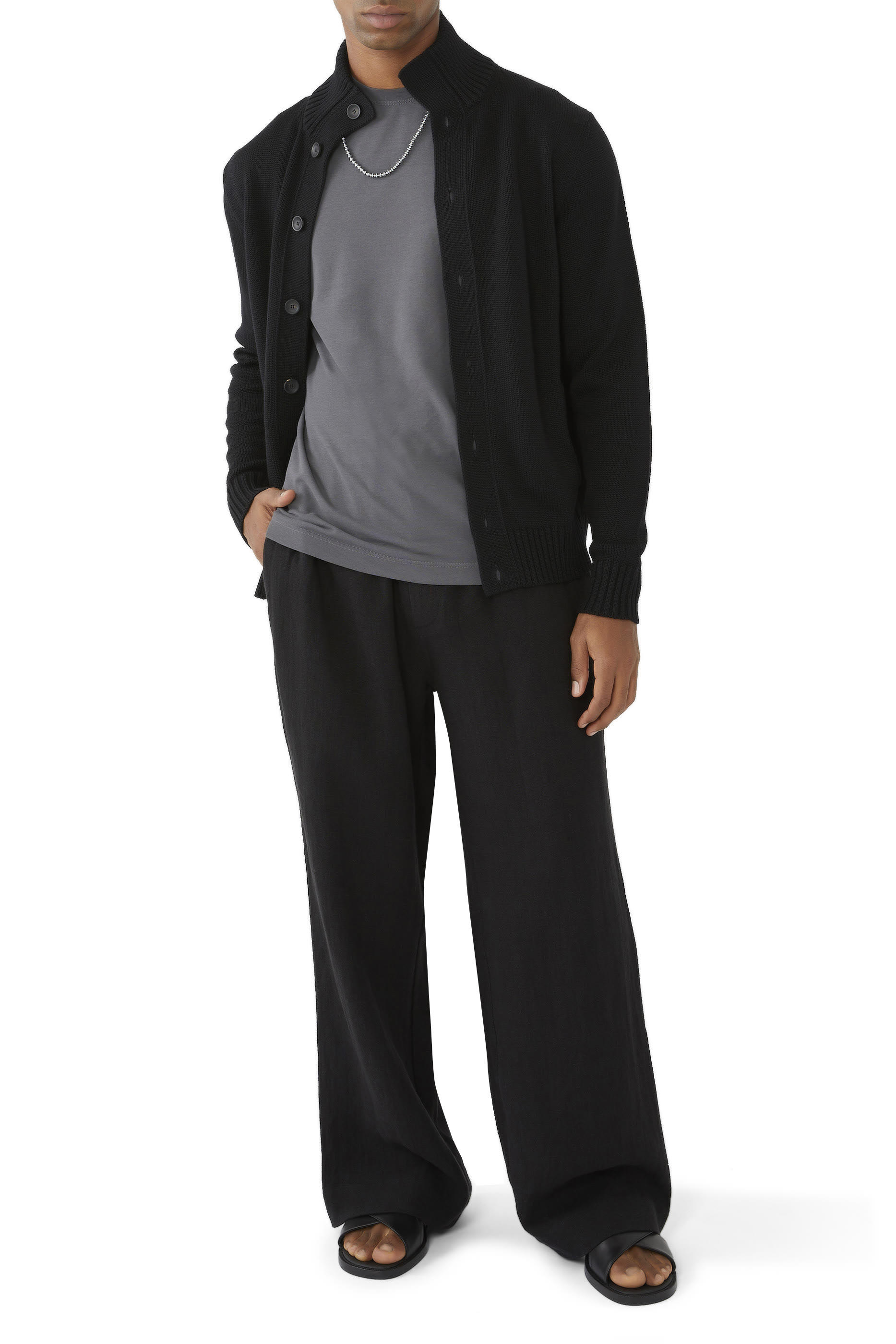 تيشيرت قطن بقصة ضيقة