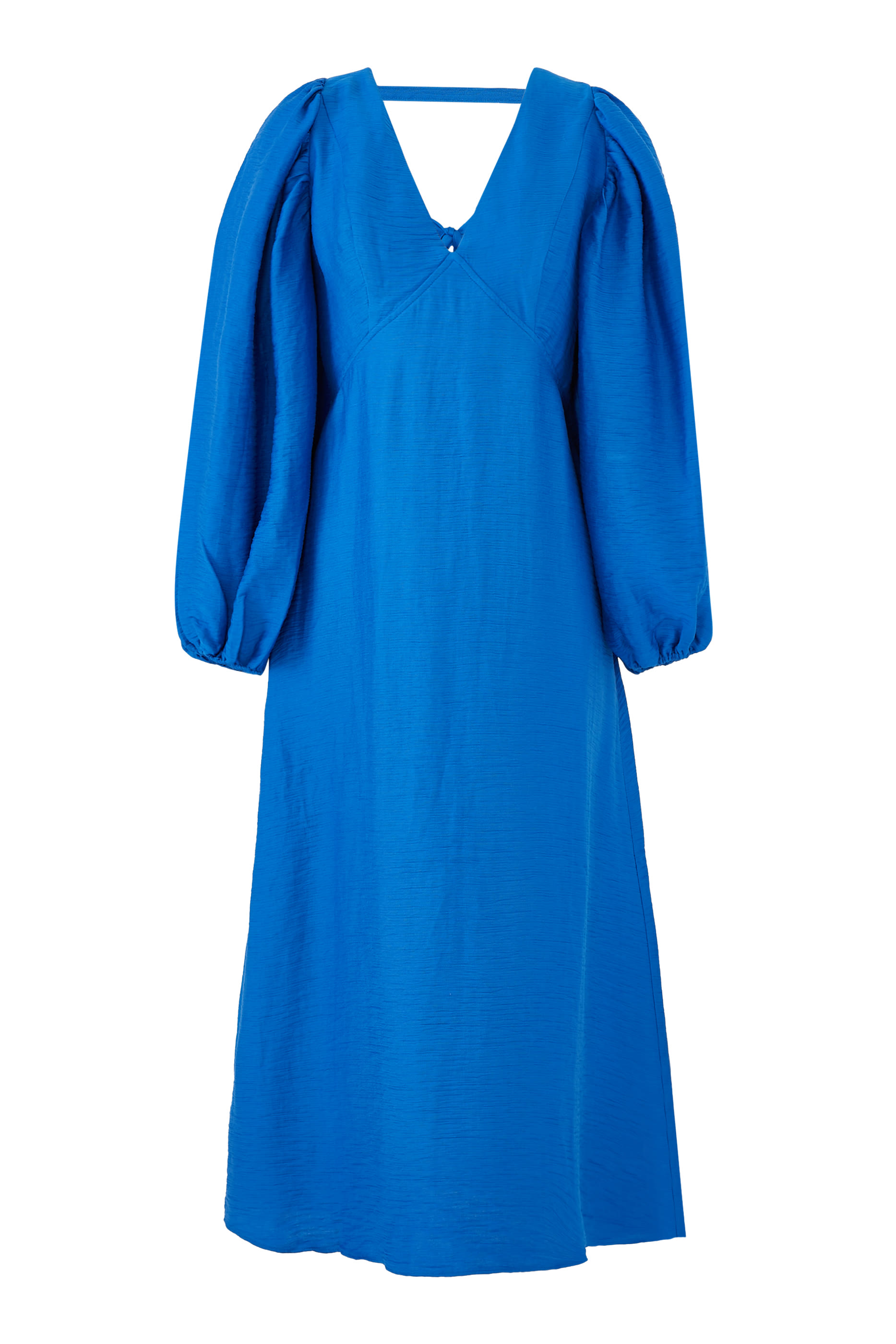 فستان زيندايا متوسط الطول بأكمام منفوخة